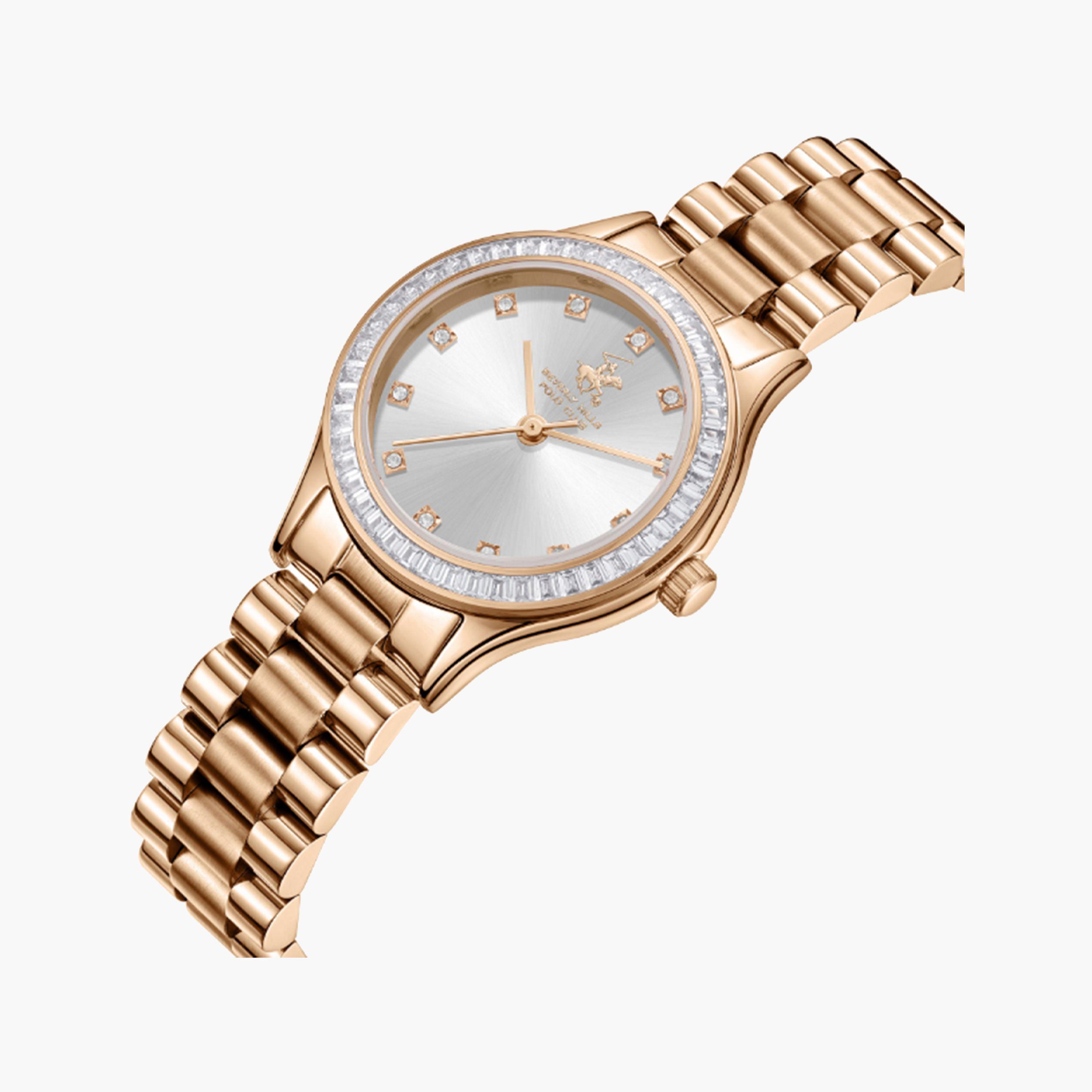 بيفرلي هيلز بولو كلوب- ساعة للنساء بسوار معدني 30 ملم باللون الذهبي | BP3639C.430-women-watchesandjewellery-watches-image-2