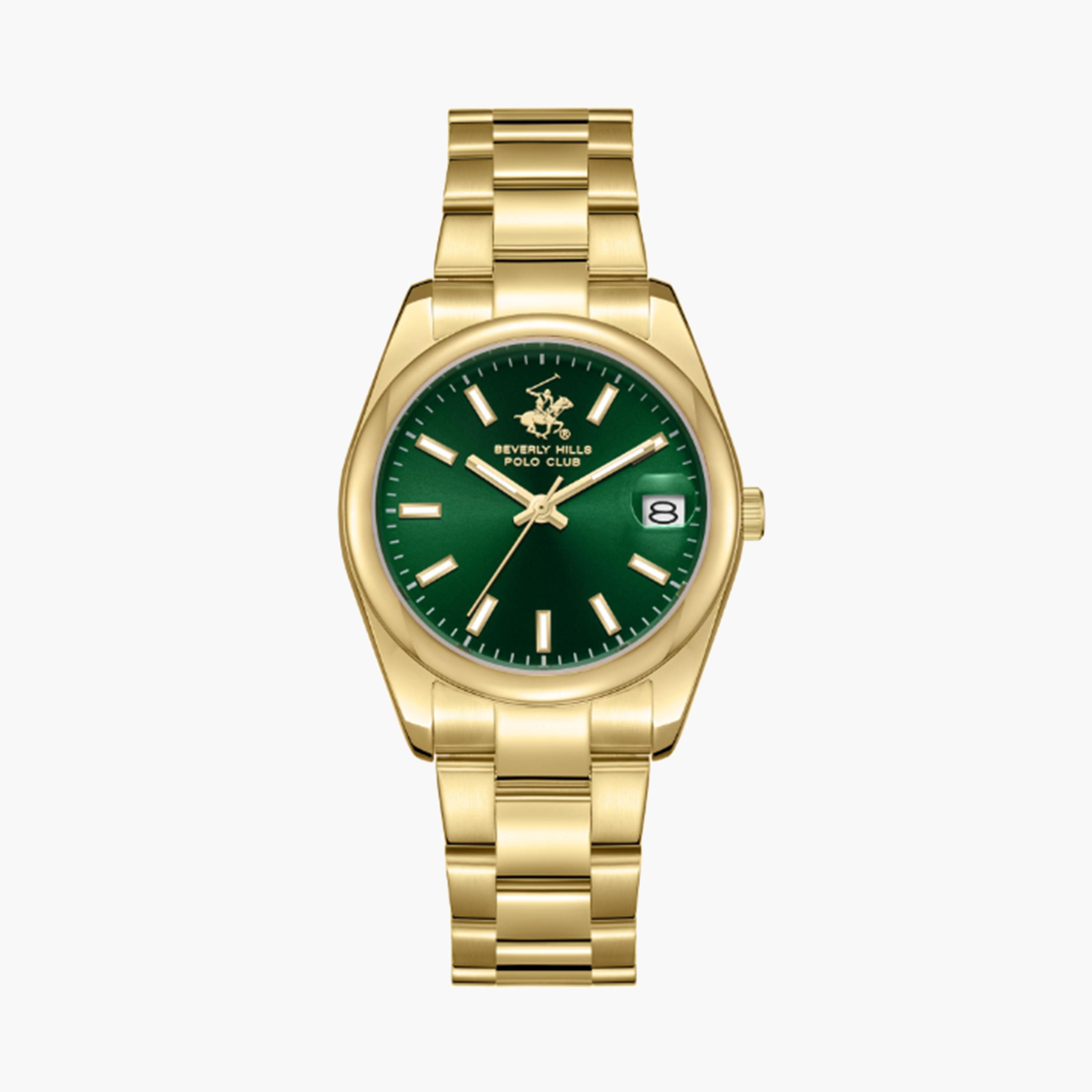 بيفرلي هيلز بولو كلوب- ساعة للنساء بسوار معدني ذهبي 34 ملم | BP3649X.170-women-watchesandjewellery-watches-image-1