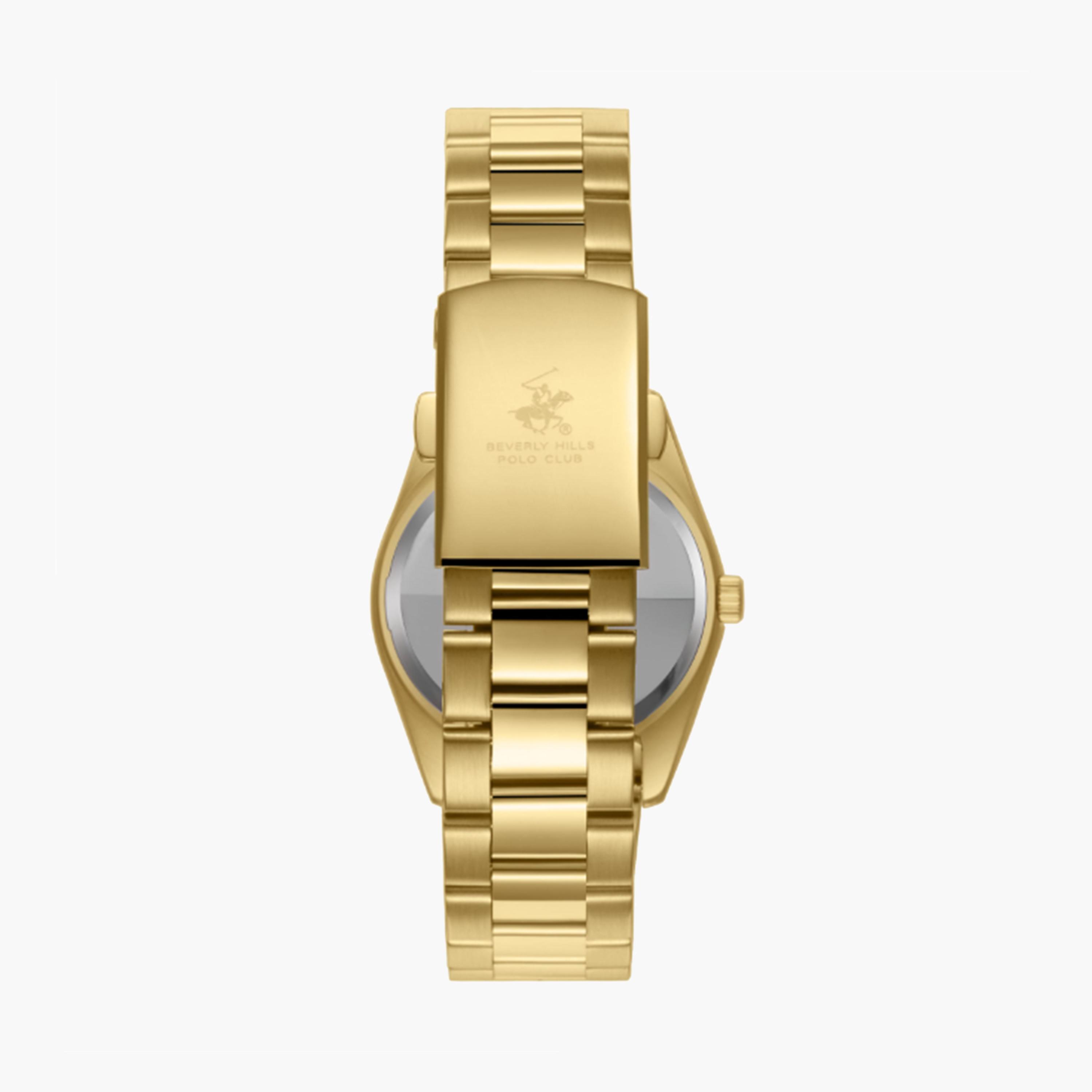 بيفرلي هيلز بولو كلوب- ساعة للنساء بسوار معدني ذهبي 34 ملم | BP3649X.170-women-watchesandjewellery-watches-image-2