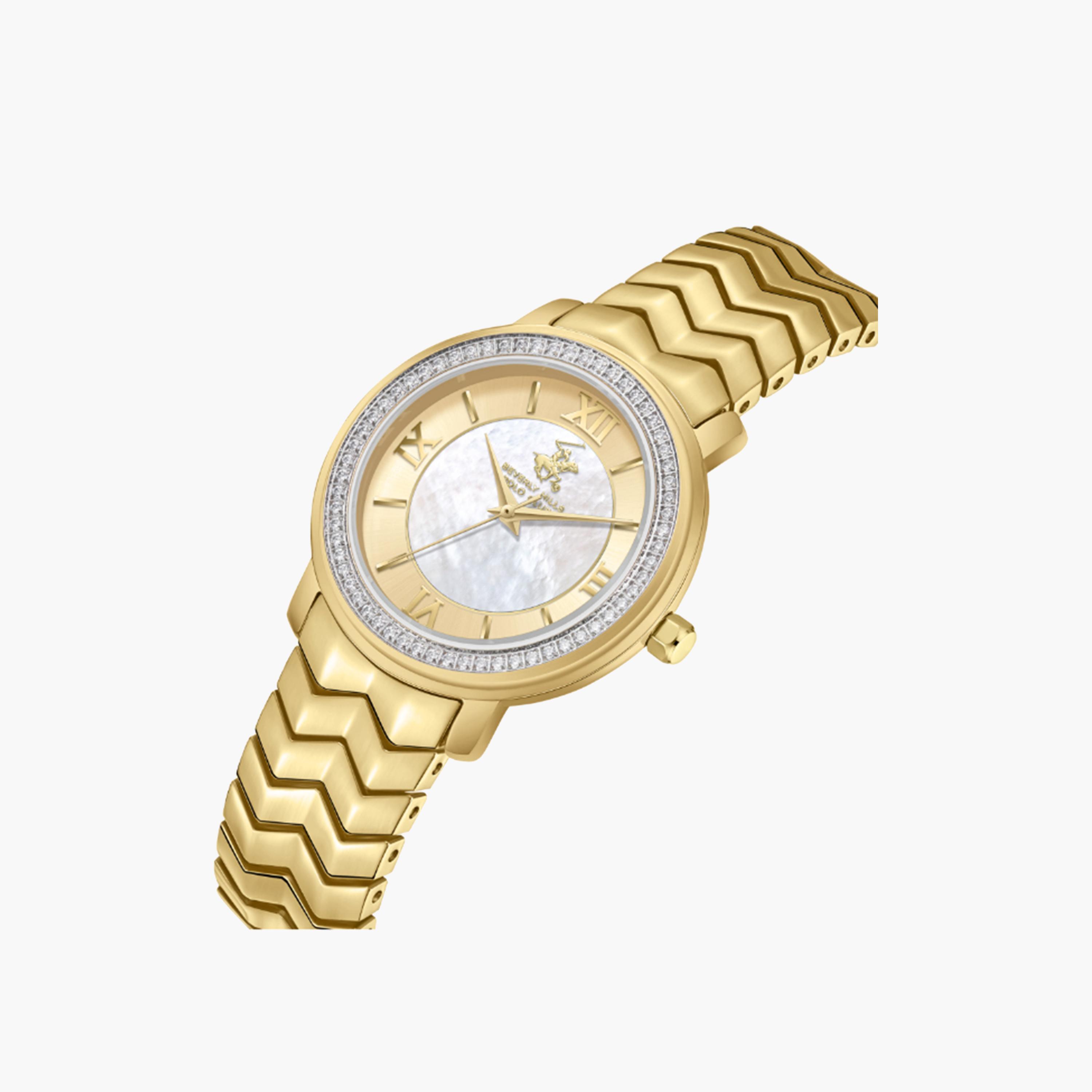 بيفرلي هيلز كلوب- ساعة للنساء فضية تناظرية بسوار معدني 33 مم | BP3669C.120-women-watchesandjewellery-watches-image-4