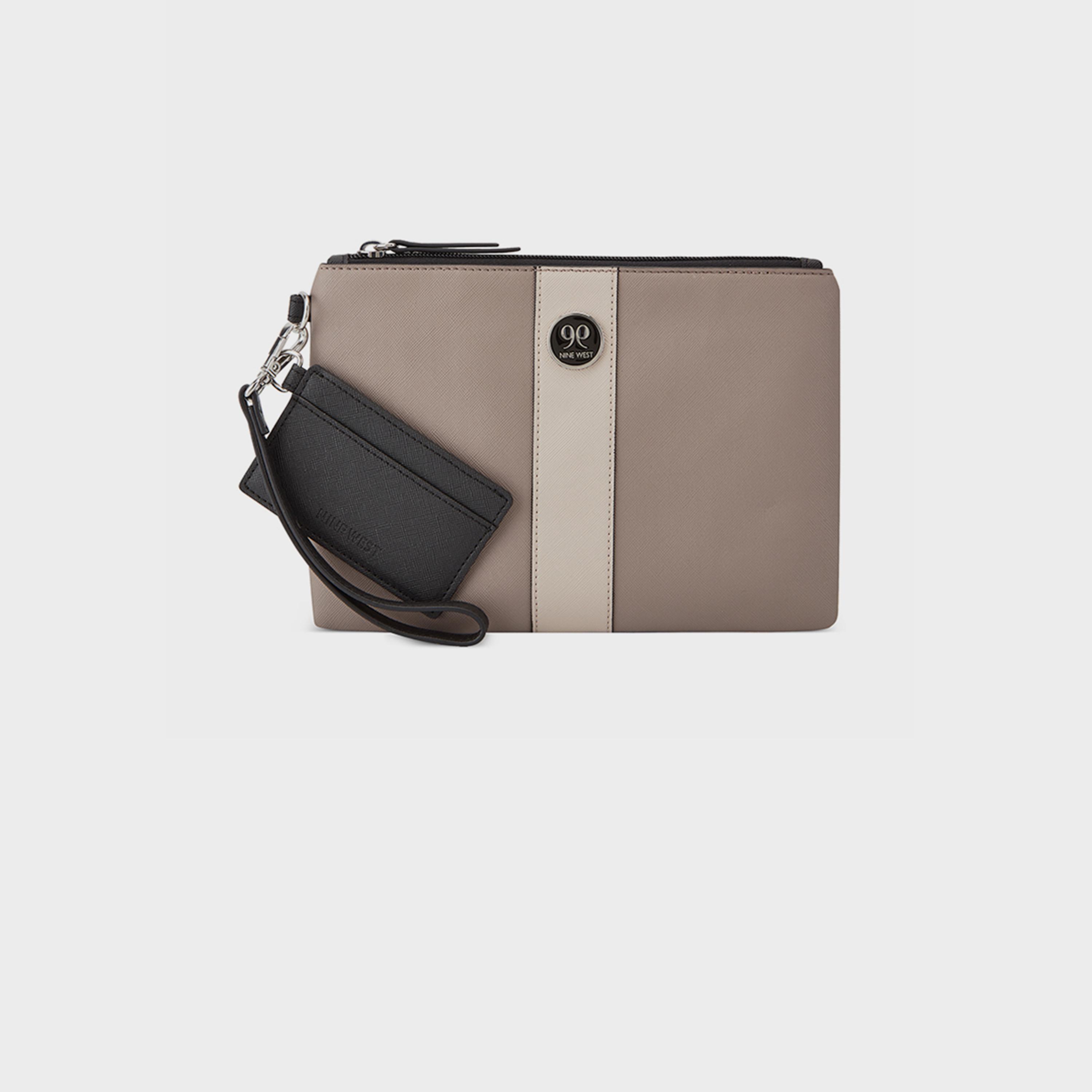 ناين ويست-  محفظة ناتالا بمقبض مزخرف بإغلاق سحاب وحزام قابل للفصل-women-bagsandwallets-wallets-image-5