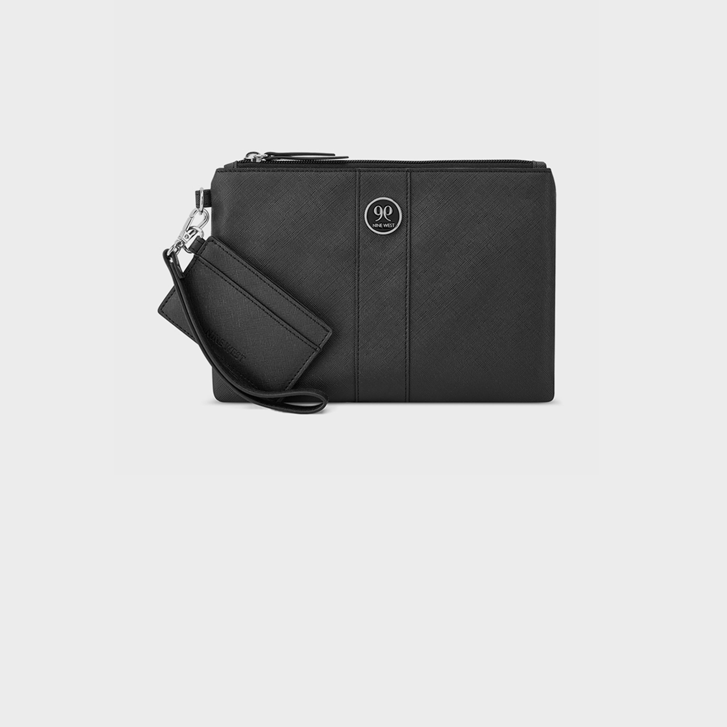 ناين ويست-  محفظة ناتالا بمقبض مزخرف بإغلاق سحاب وحزام قابل للفصل-women-bagsandwallets-wallets-image-13