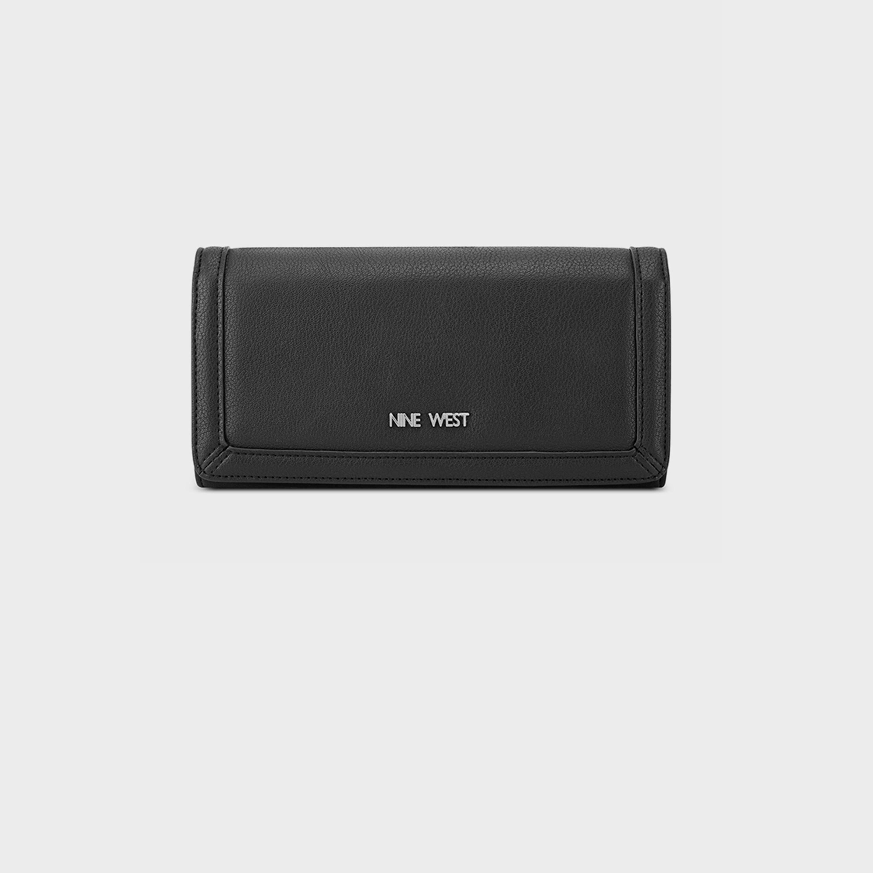 ناين ويست-  محفظة زوري منقوشة اغلاق بغطاء-women-bagsandwallets-wallets-image-6