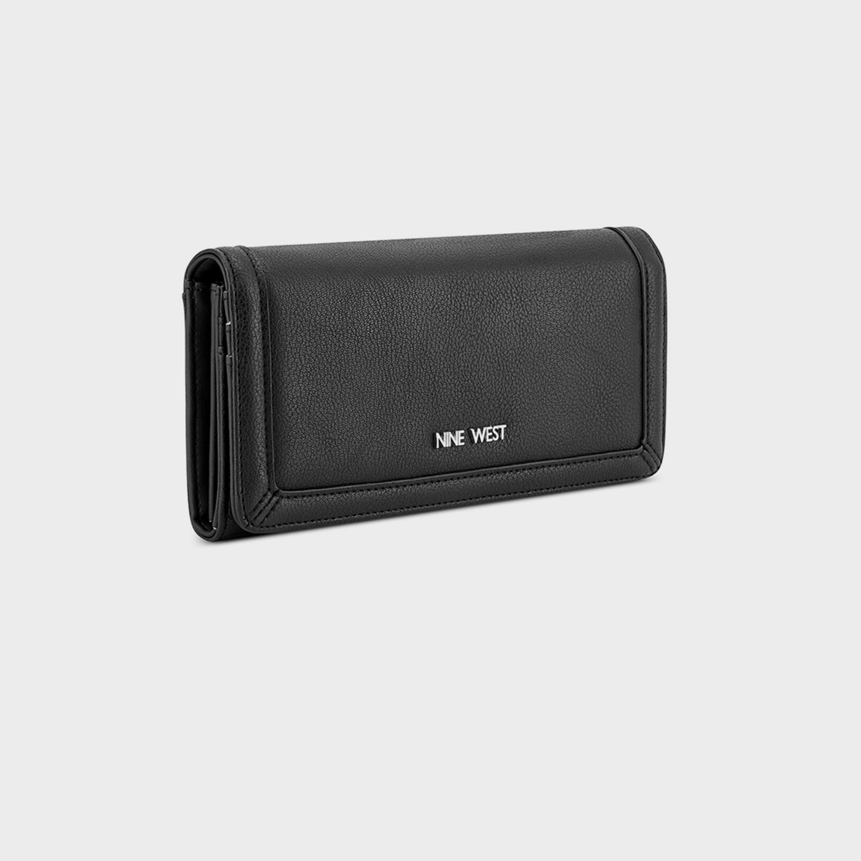 ناين ويست-  محفظة زوري منقوشة اغلاق بغطاء-women-bagsandwallets-wallets-image-3