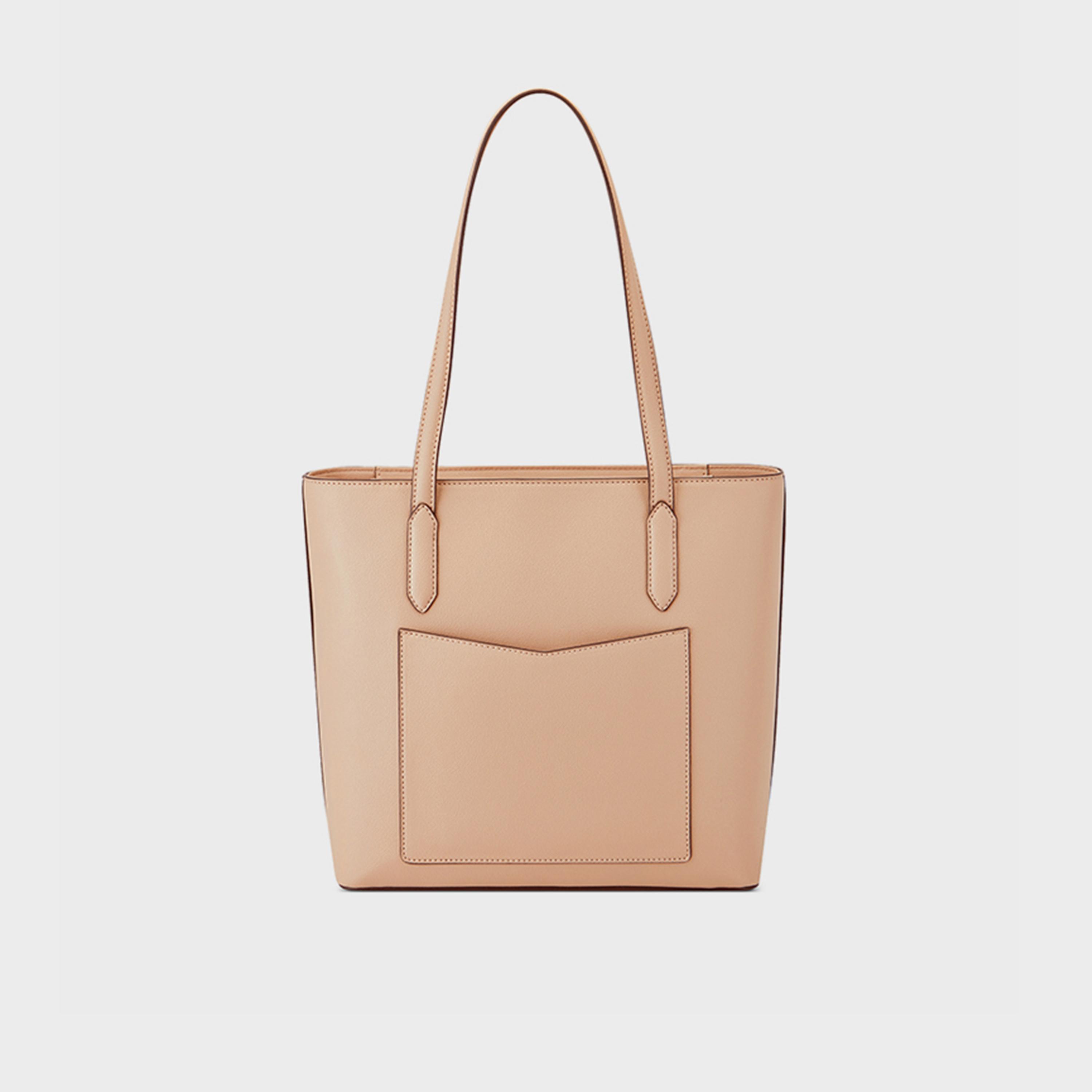 ناين ويست-  شنطة كتف مزدوجة المقبض فيولا ذات نسيج محكم اغلاق بسحاب-women-bagsandwallets-handbags-image-2