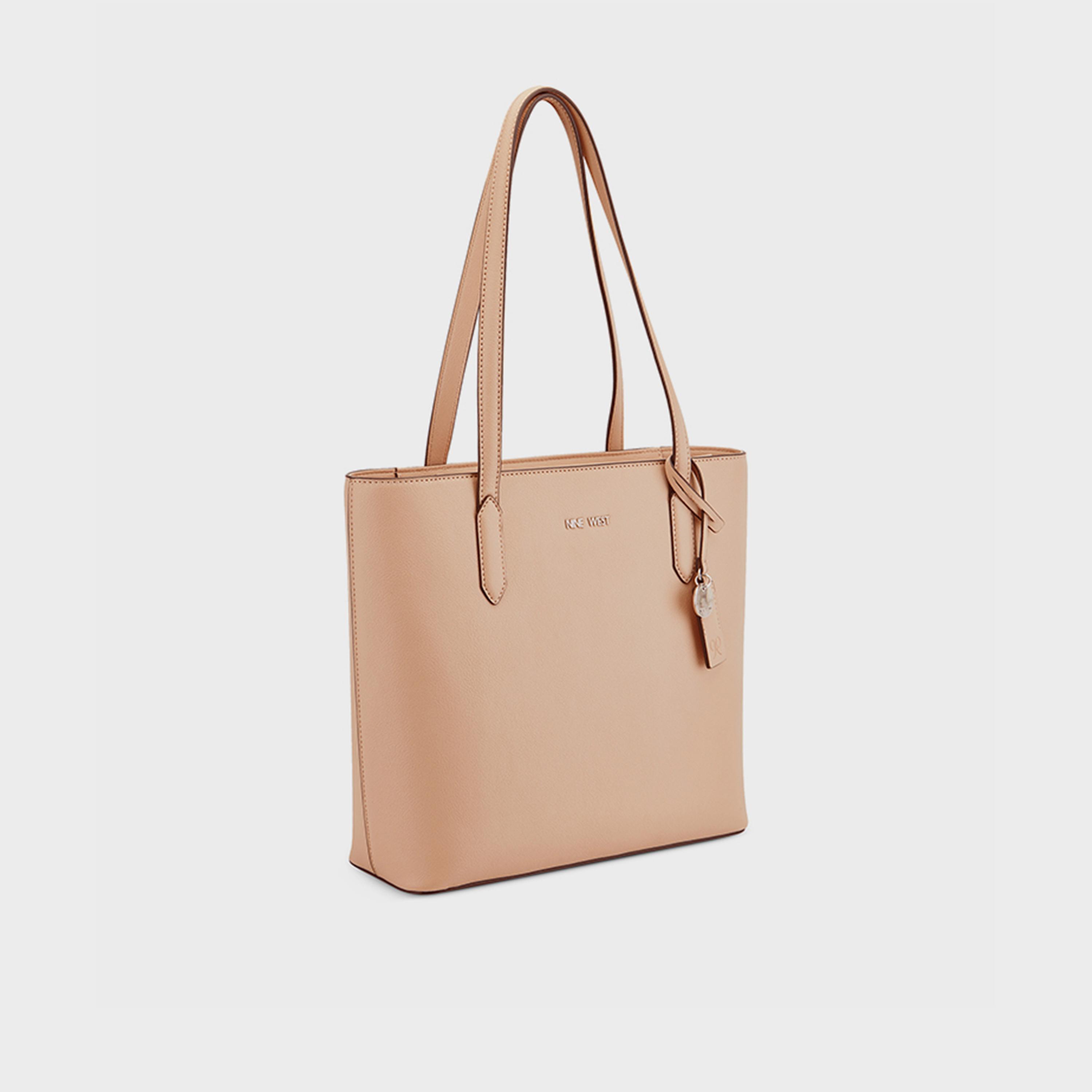 ناين ويست-  شنطة كتف مزدوجة المقبض فيولا ذات نسيج محكم اغلاق بسحاب-women-bagsandwallets-handbags-image-4