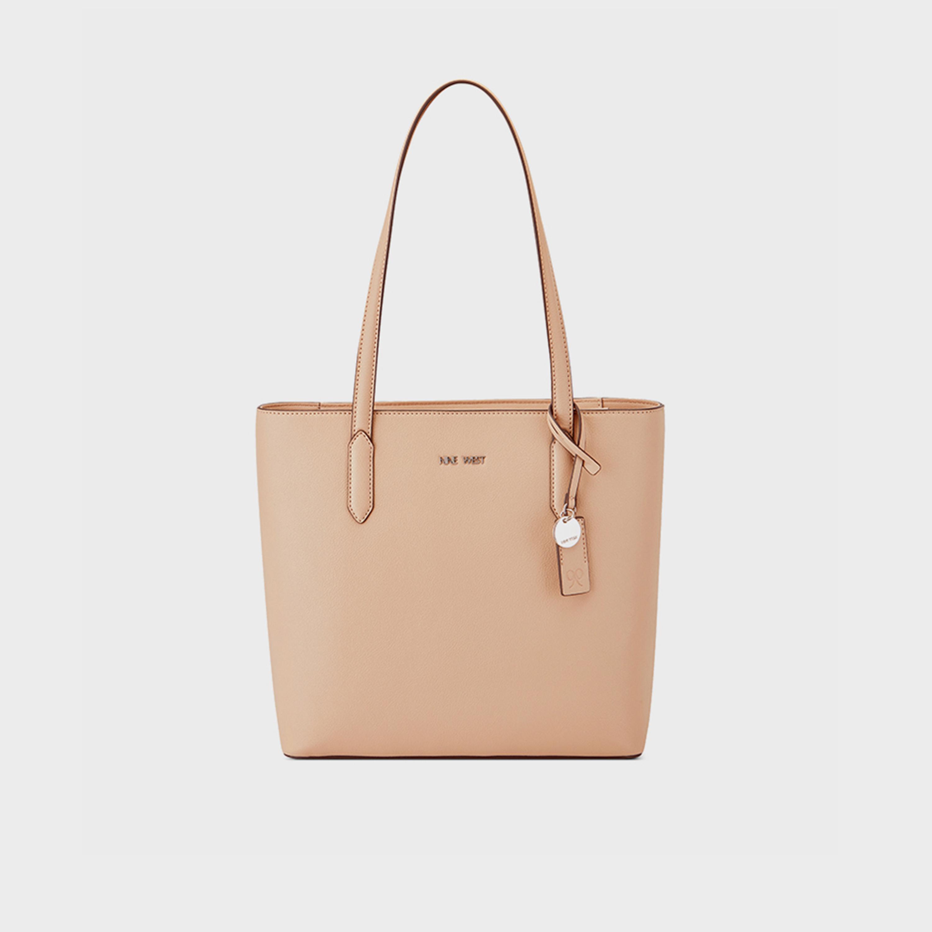 ناين ويست-  شنطة كتف مزدوجة المقبض فيولا ذات نسيج محكم اغلاق بسحاب-women-bagsandwallets-handbags-image-5