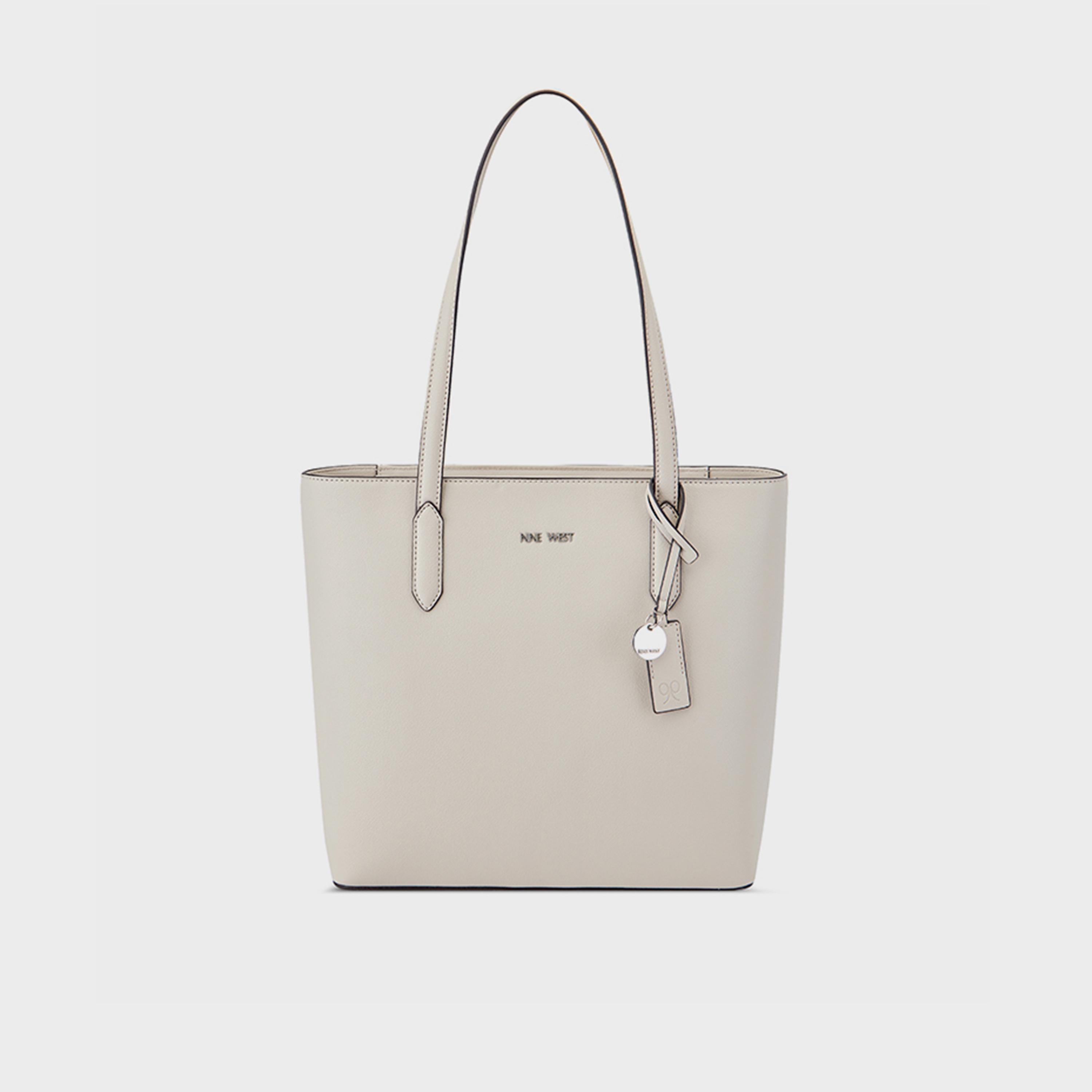 ناين ويست-  شنطة كتف مزدوجة المقبض فيولا ذات نسيج محكم اغلاق بسحاب-women-bagsandwallets-handbags-image-11