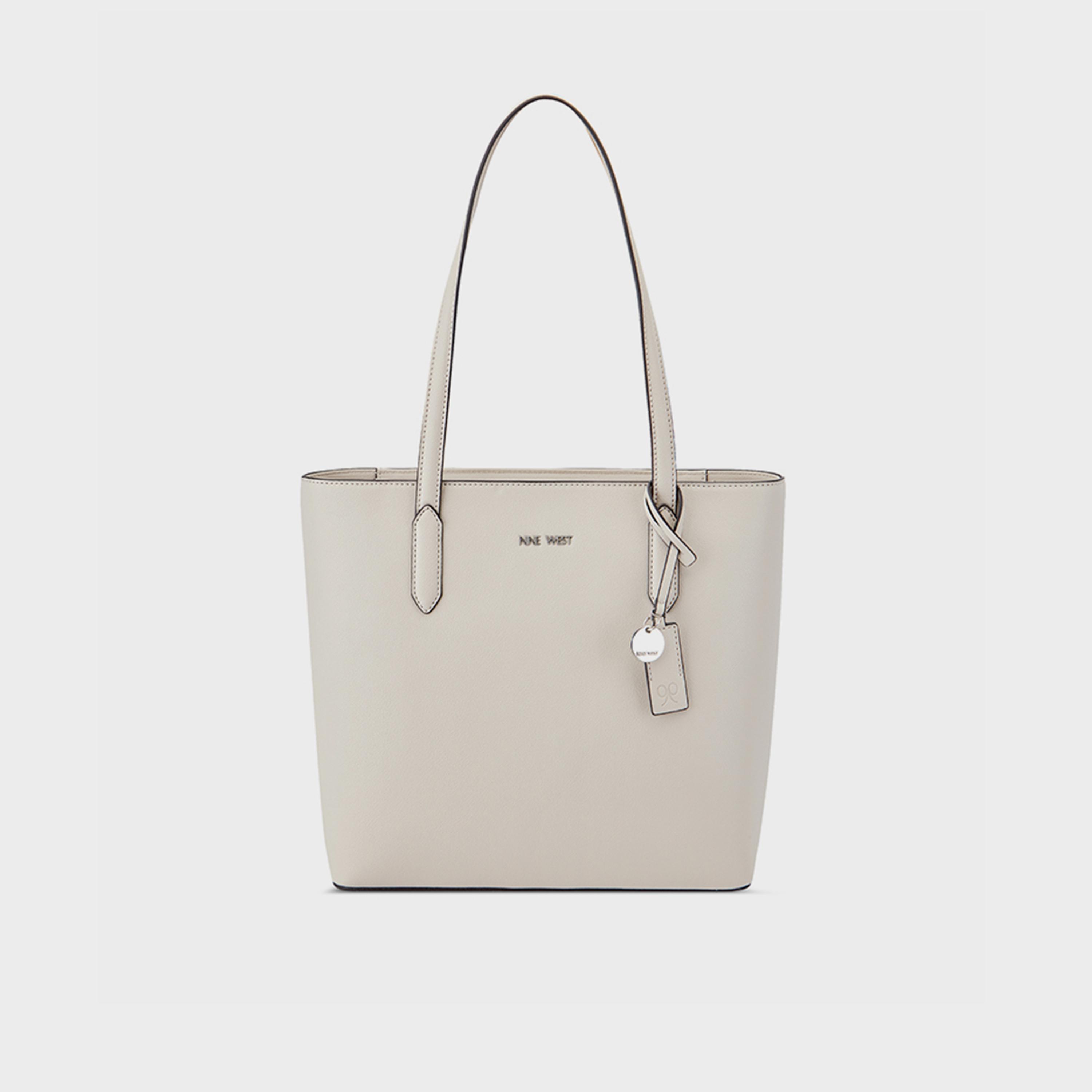 ناين ويست-  شنطة كتف مزدوجة المقبض فيولا ذات نسيج محكم اغلاق بسحاب-women-bagsandwallets-handbags-image-12