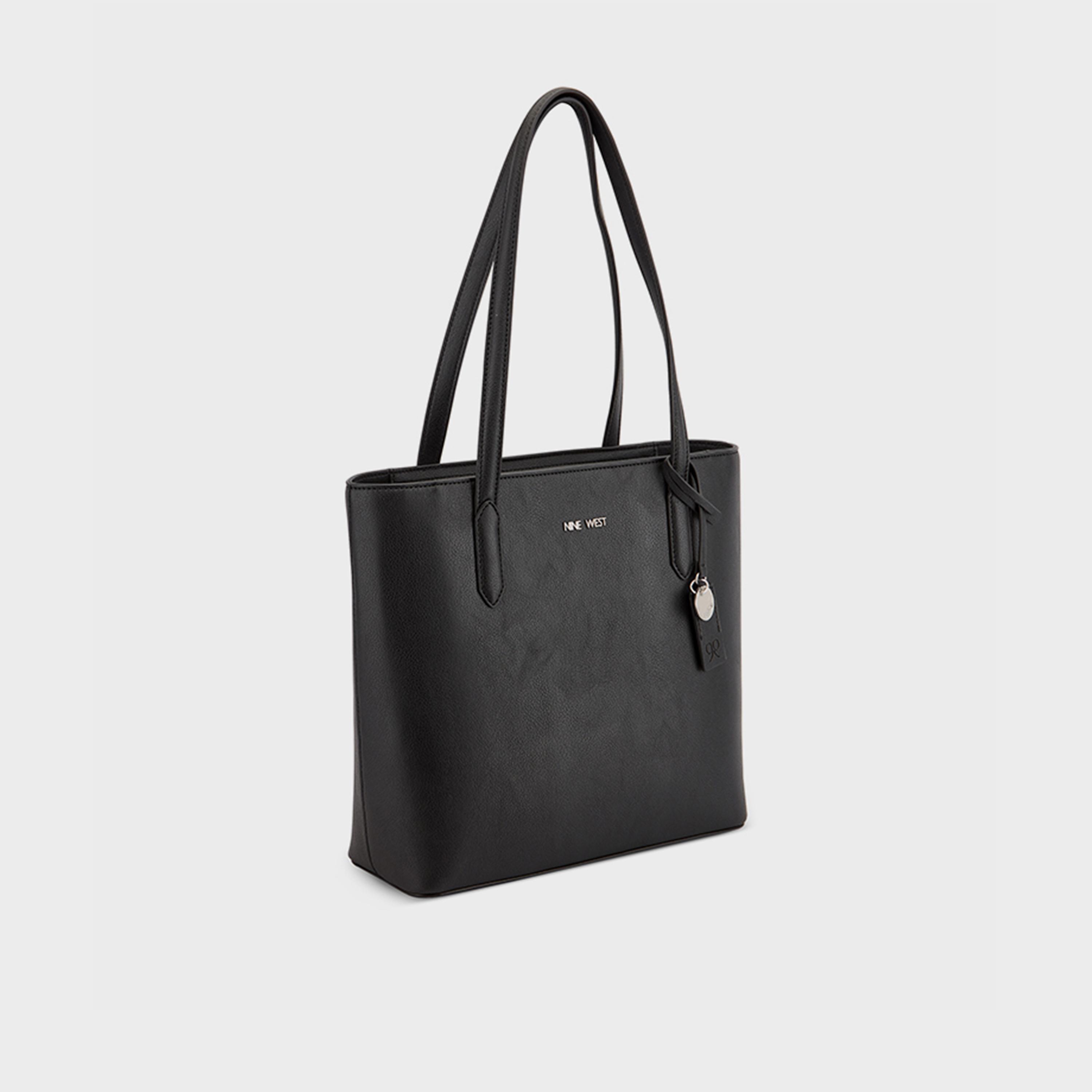 ناين ويست-  شنطة كتف مزدوجة المقبض فيولا ذات نسيج محكم اغلاق بسحاب-women-bagsandwallets-handbags-image-16