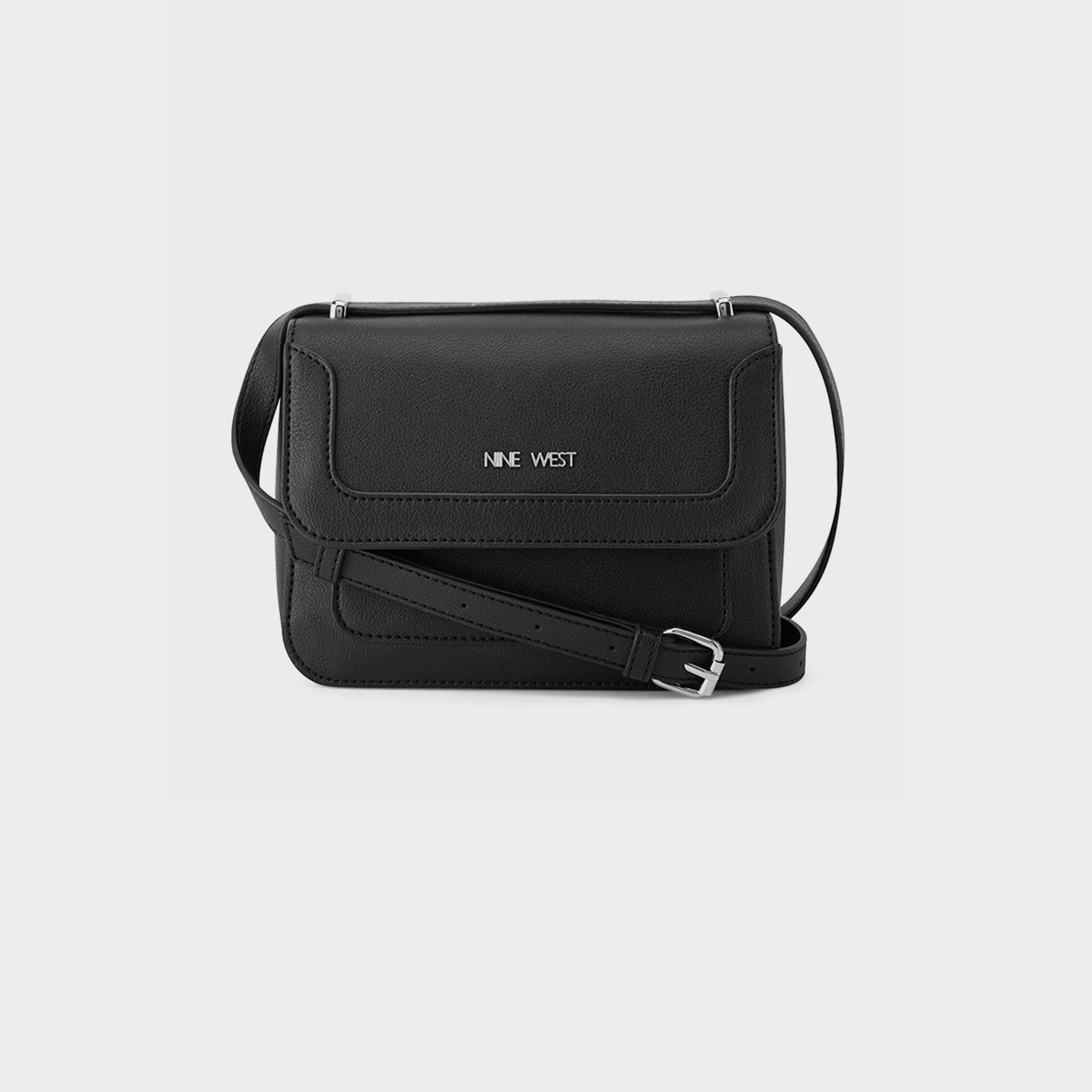 Shop Nine West Margery Textured Crossbody Bag with Flap