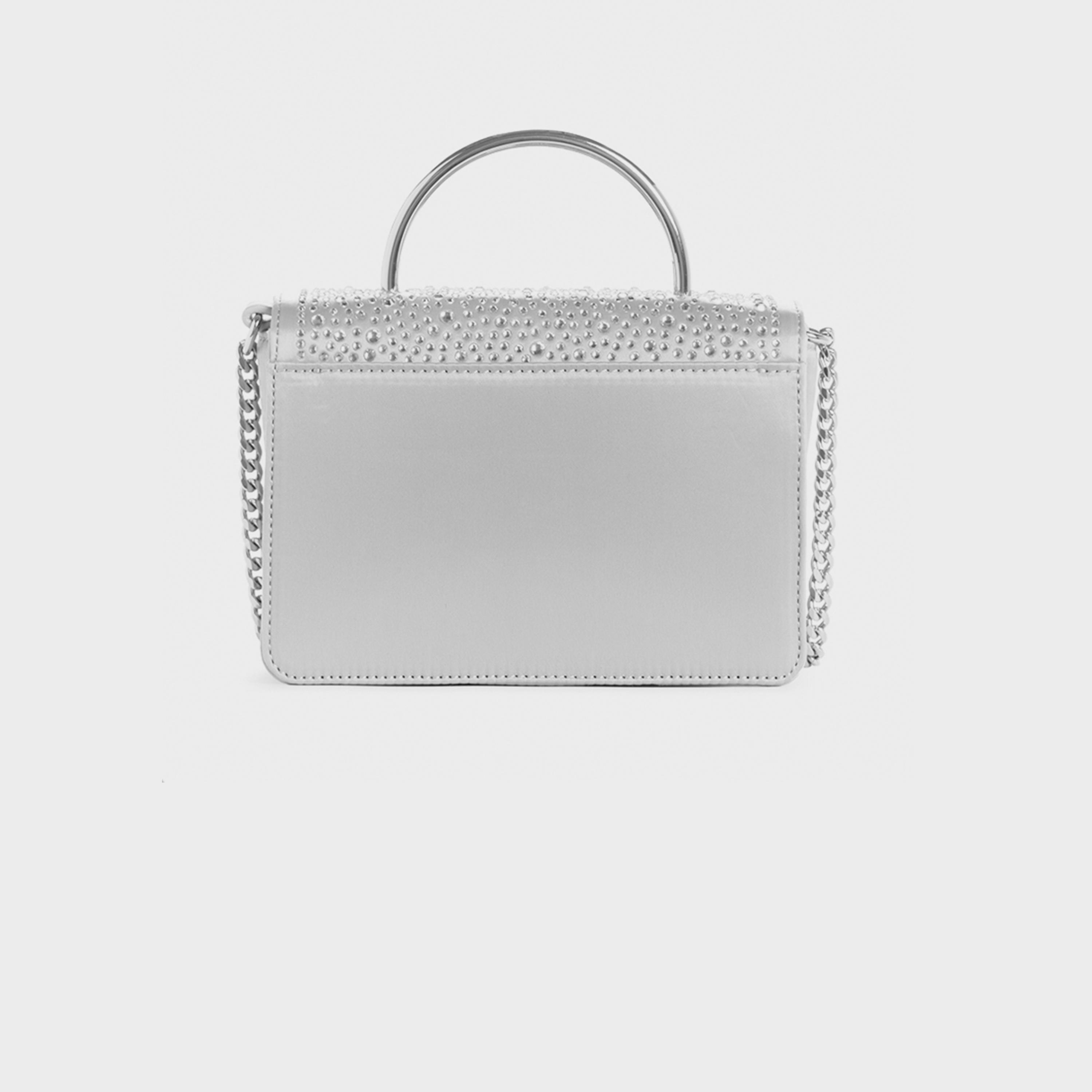 ناين ويست-  شنطة كروس جيت مزخرفة بمقبض علوي اغلاق بغطاء وحزام سلسلة-women-bagsandwallets-handbags-image-2
