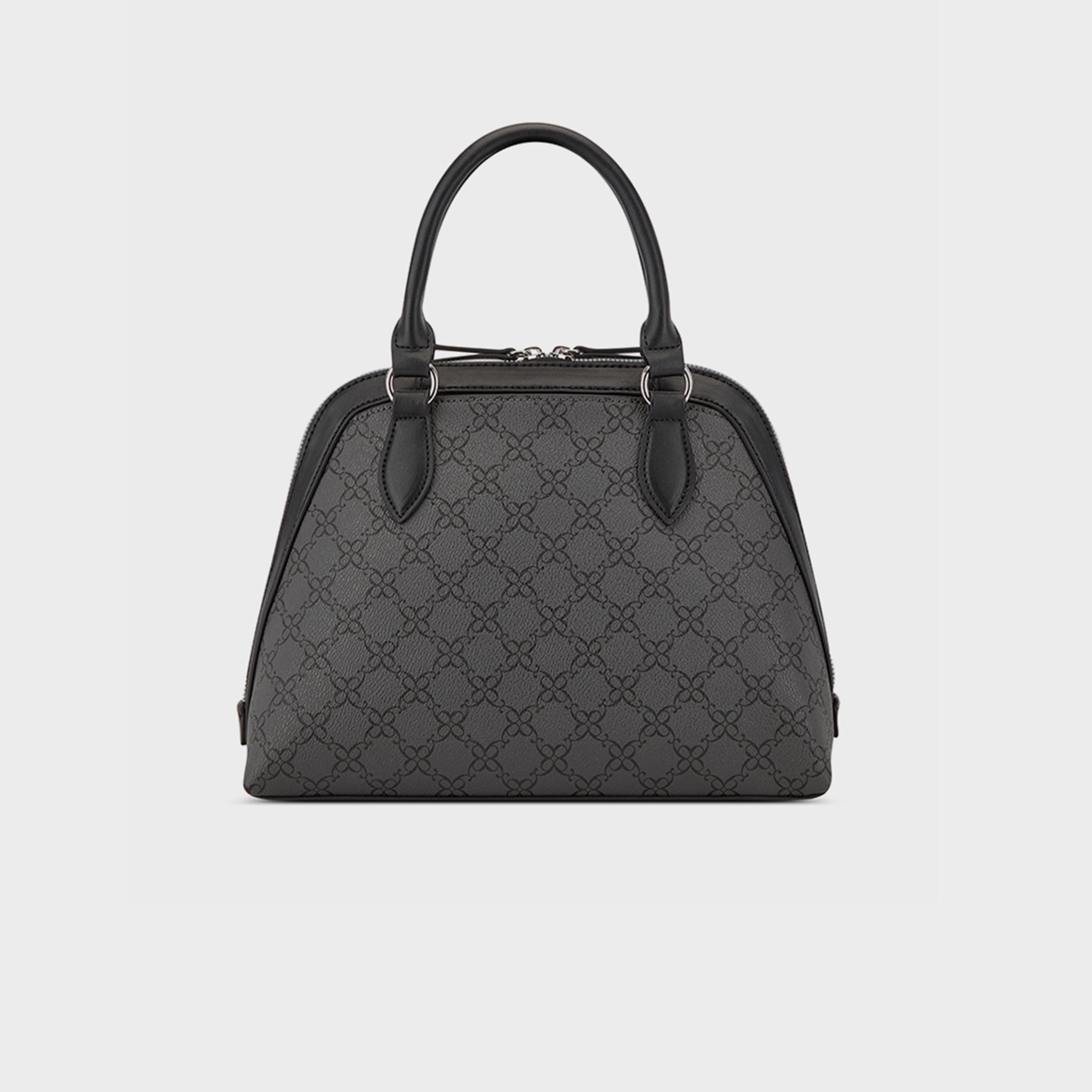 ناين ويست-  شنطة ساتشيل أنالي مونوغرام بمقبضين اغلاق بسحاب وحزام قابل للفصل-women-bagsandwallets-handbags-image-2