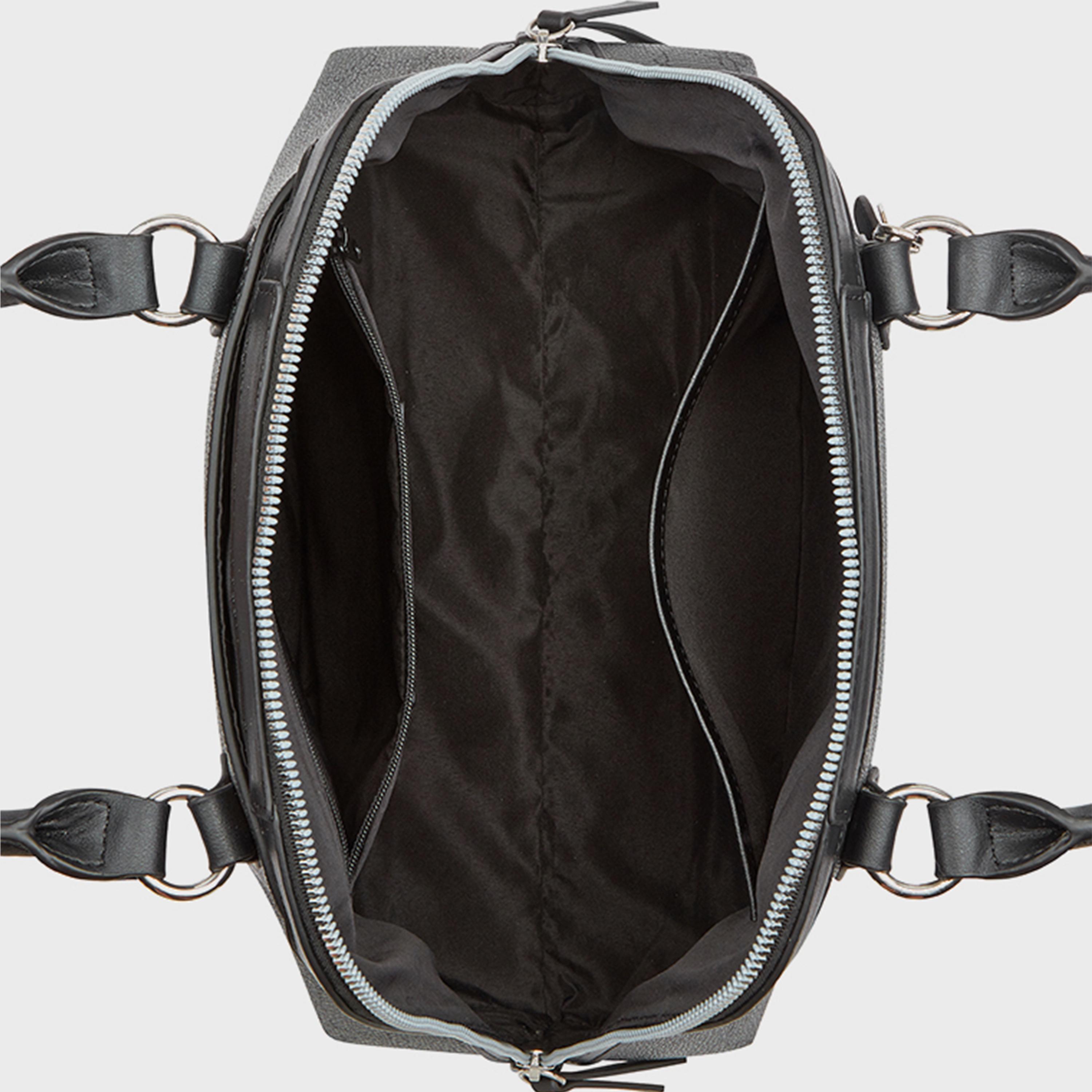 ناين ويست-  شنطة ساتشيل أنالي مونوغرام بمقبضين اغلاق بسحاب وحزام قابل للفصل-women-bagsandwallets-handbags-image-3