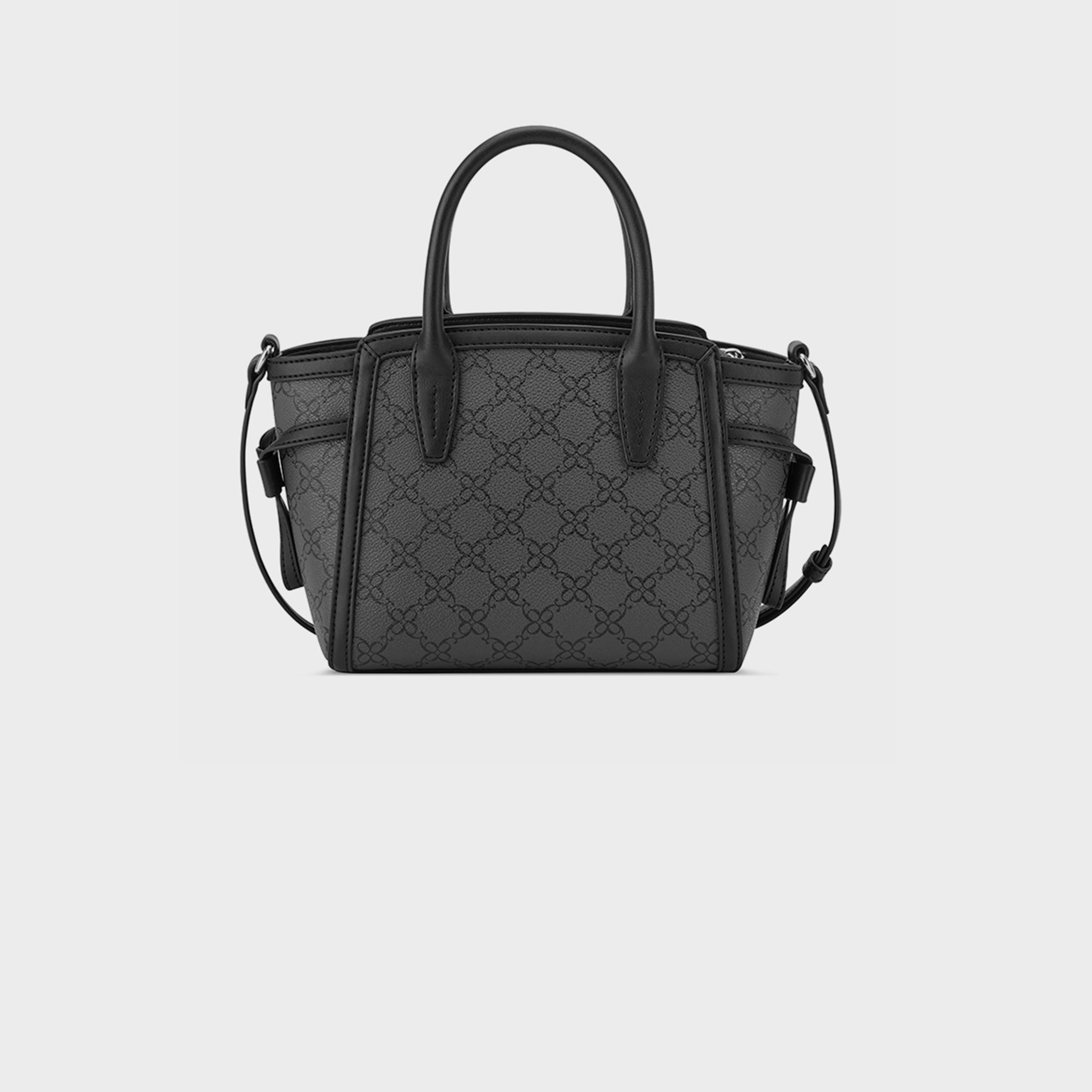 ناين ويست-  شنطة يد كايلر مونوغرام بمقبض مزدوج وإغلاق بسحاب وحزام قابل للفصل-women-bagsandwallets-handbags-image-2