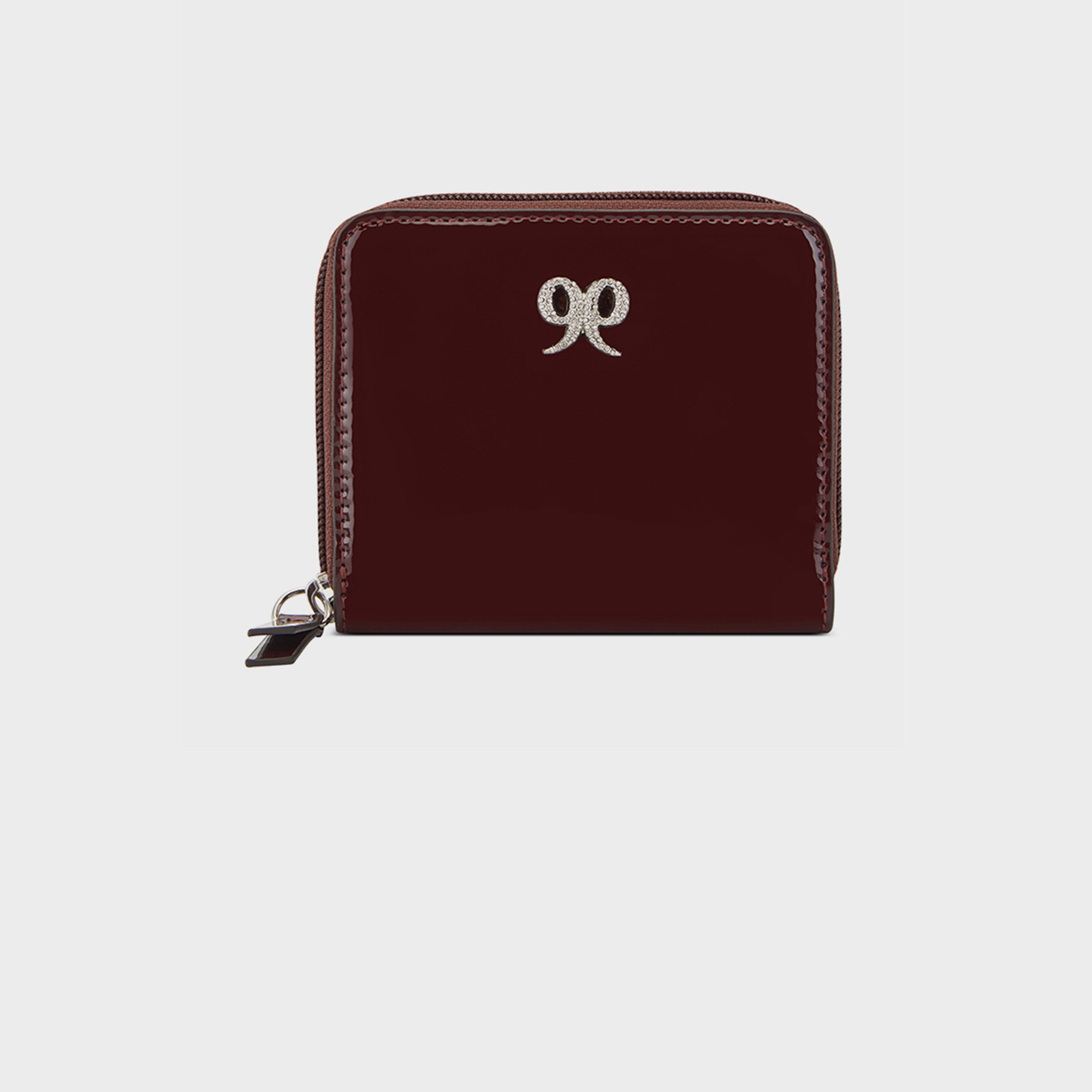 ناين ويست-  محفظة ايلورا مزخرفة بإغلاق بسحاب-women-bagsandwallets-wallets-image-1