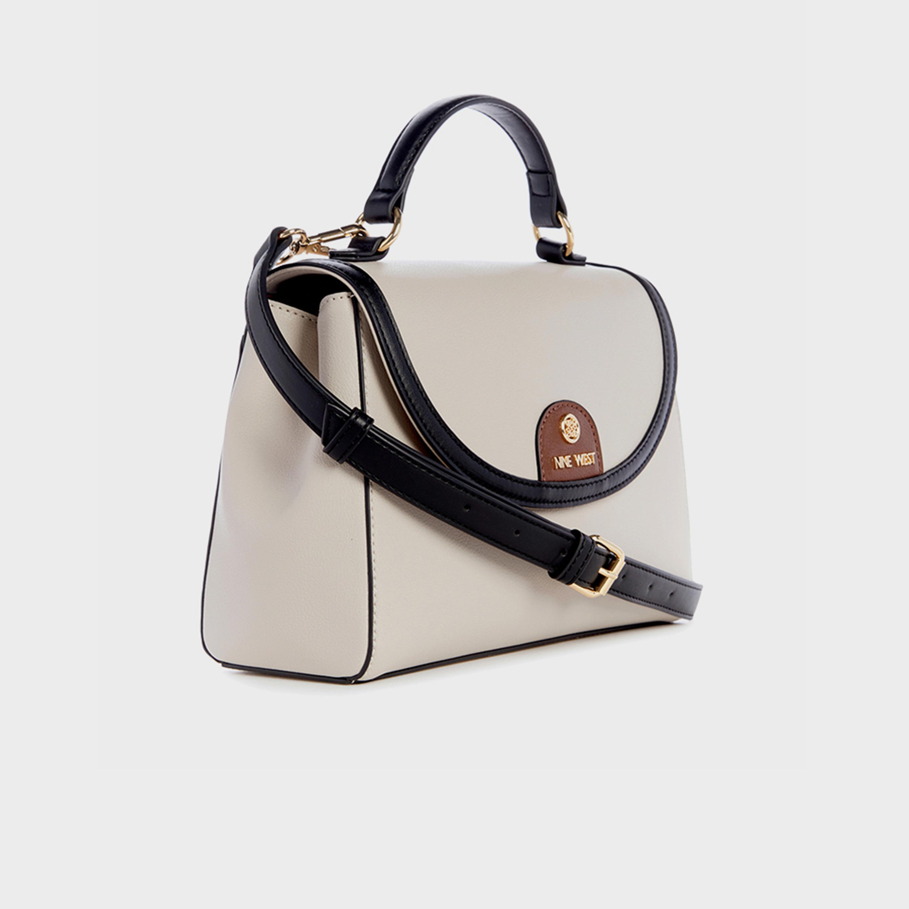 ناين ويست-  شنطة كروس كيلي بمقبض علوي مزخرفة بإغلاق بغطاء وحزام قابل للفصل-women-bagsandwallets-handbags-image-4