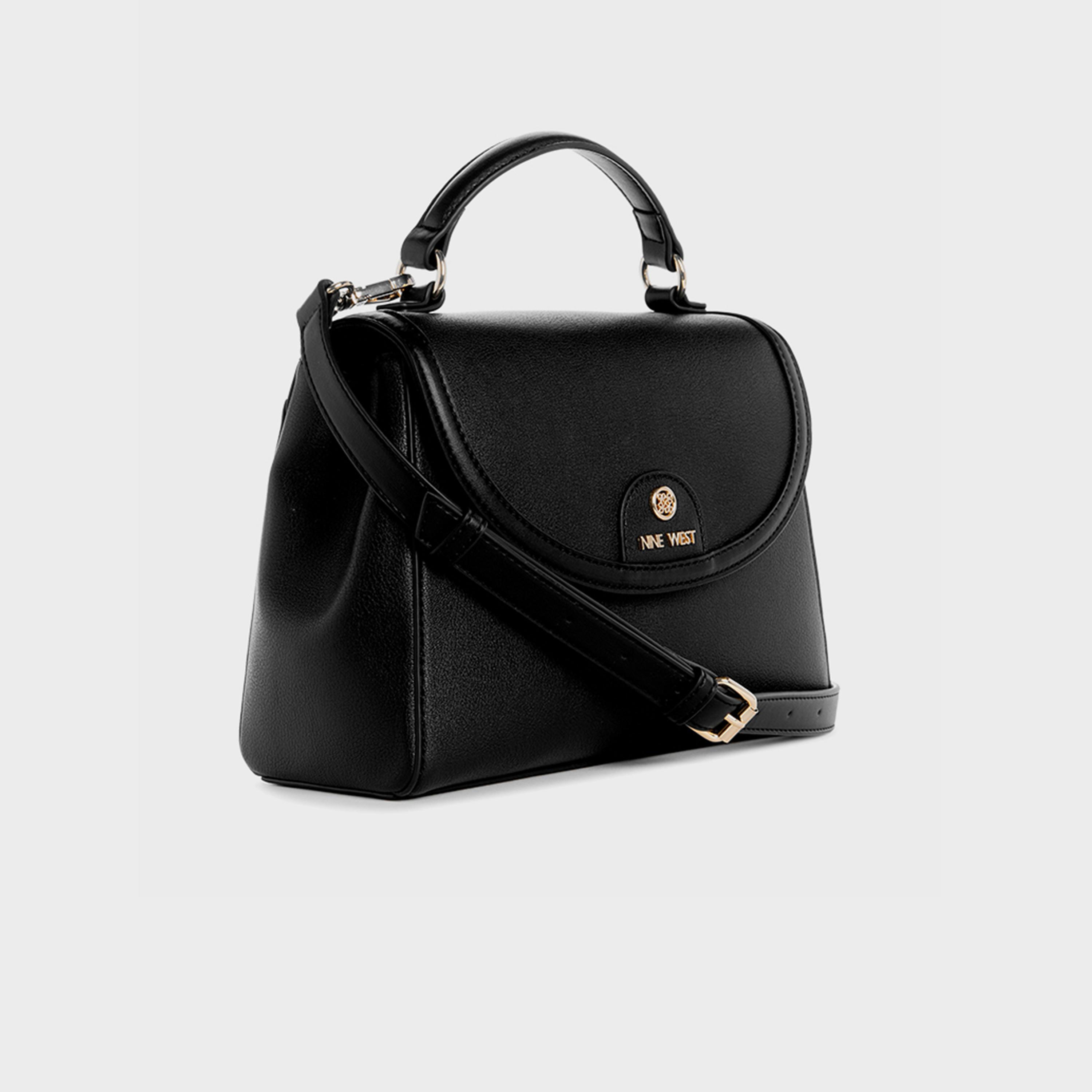 ناين ويست-  شنطة كروس كيلي بمقبض علوي مزخرفة بإغلاق بغطاء وحزام قابل للفصل-women-bagsandwallets-handbags-image-8