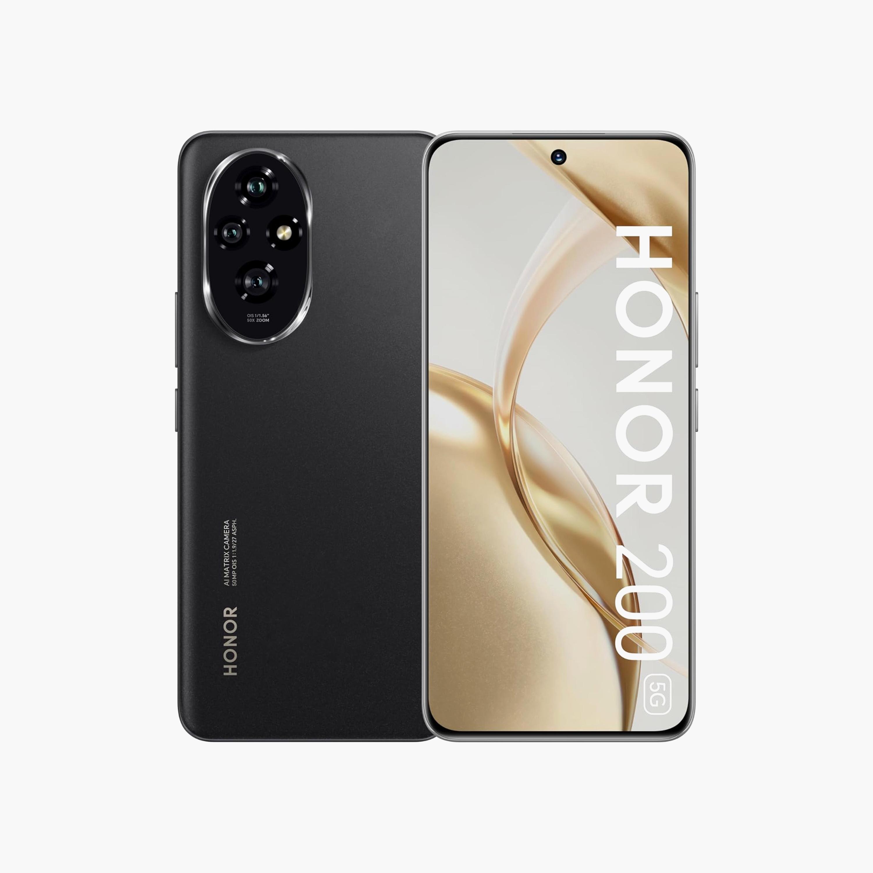 هونر 200 12 جيجا 256 جيجا أسود 5G + هدايا مجانية| 5109BFQB-electronics-phones-image-1