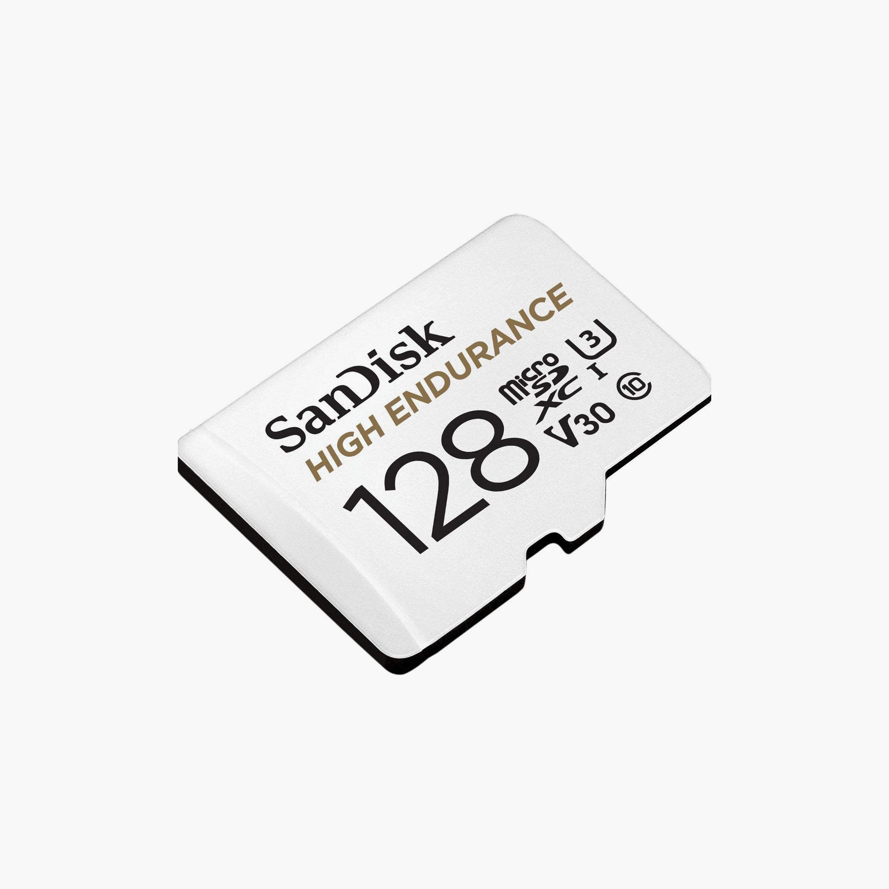 بطاقة ذاكرة سانديسك مايكرو إس دي عالية التحمل بسعة 128 جيجا مع محول | SDSQQNR-128G-GN6IA-electronics-accessories-mobileaccesories-image-3