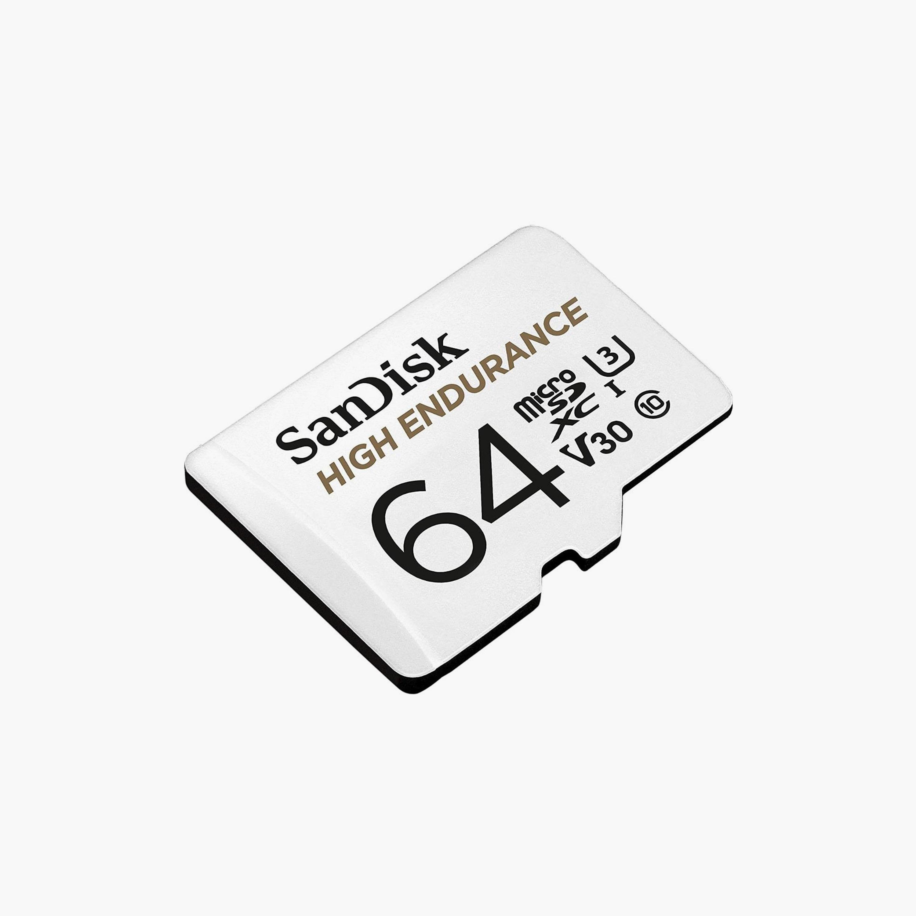 بطاقة ذاكرة سانديسك MicroSDXC عالية التحمل بسعة 64 جيجا مع محول | SDSQQNR-064G-GN6IA-electronics-accessories-mobileaccesories-image-2