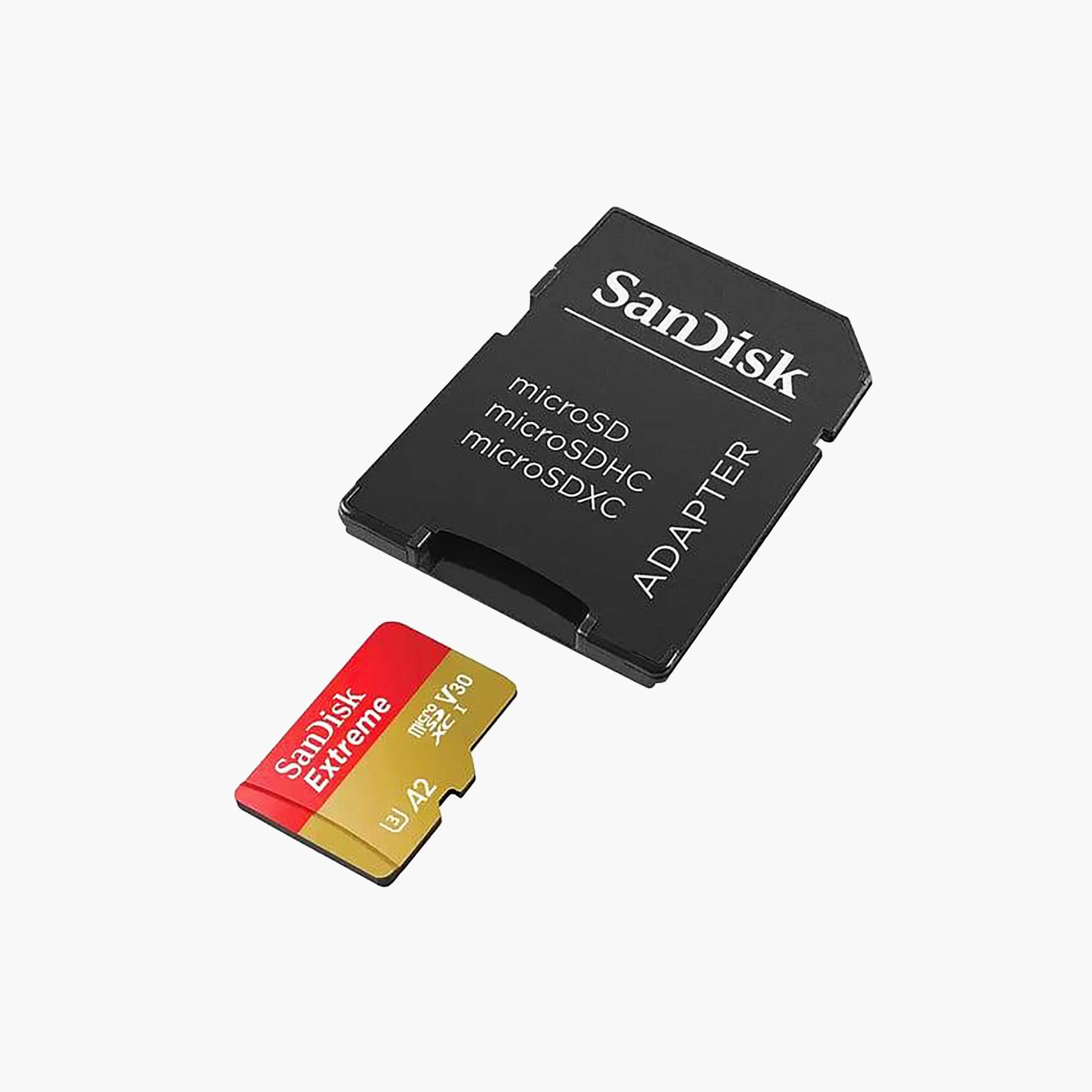 بطاقة ذاكرة سانديسك إكستريم MicroSD UHS 1 سعة 256 جيجا، لون أحمر وبيج | SDSQXAV-256G-GN6MN-electronics-accessories-mobileaccesories-image-2