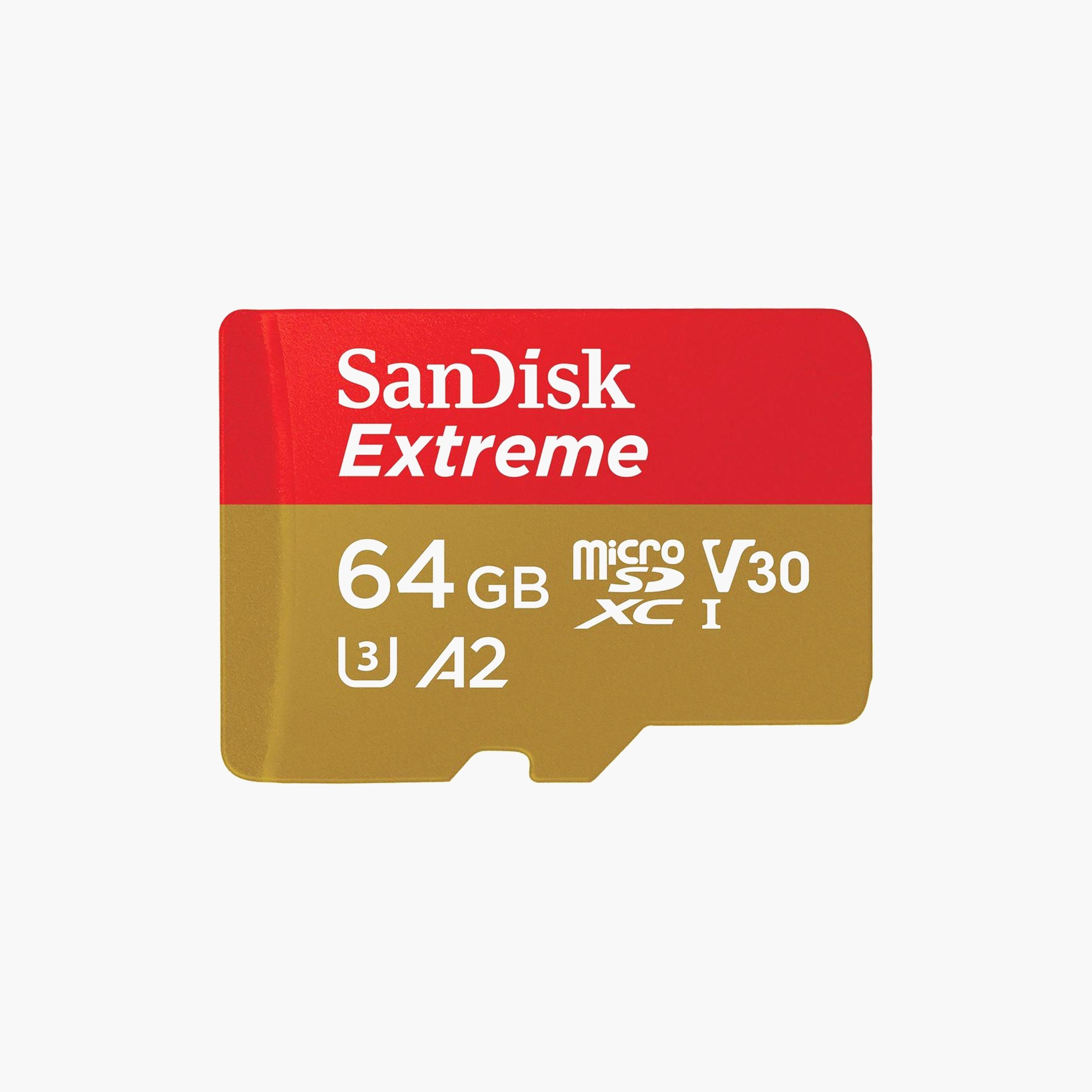 Sandisk Memory Card Extreme MicroSD UHS I 64GB Red and Beige | SDSQXAH-064G-GN6MN-electronics-accessories-mobileaccesories-image-1