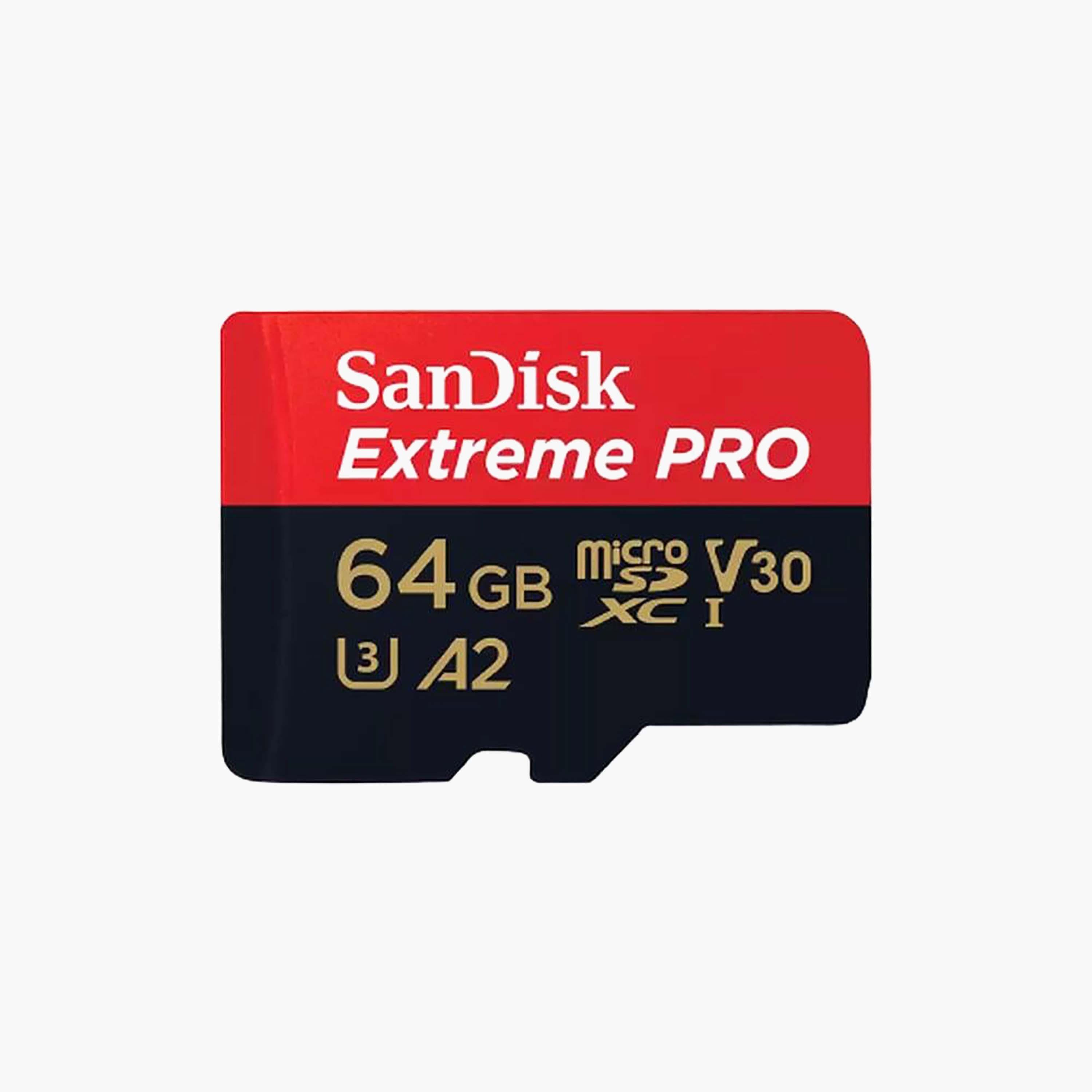Sandisk Memory Card Extreme Pro MicroSDXC UHS I 64GB Red and Black | SDSQXCU-064G-GN6MA-electronics-accessories-mobileaccesories-image-1