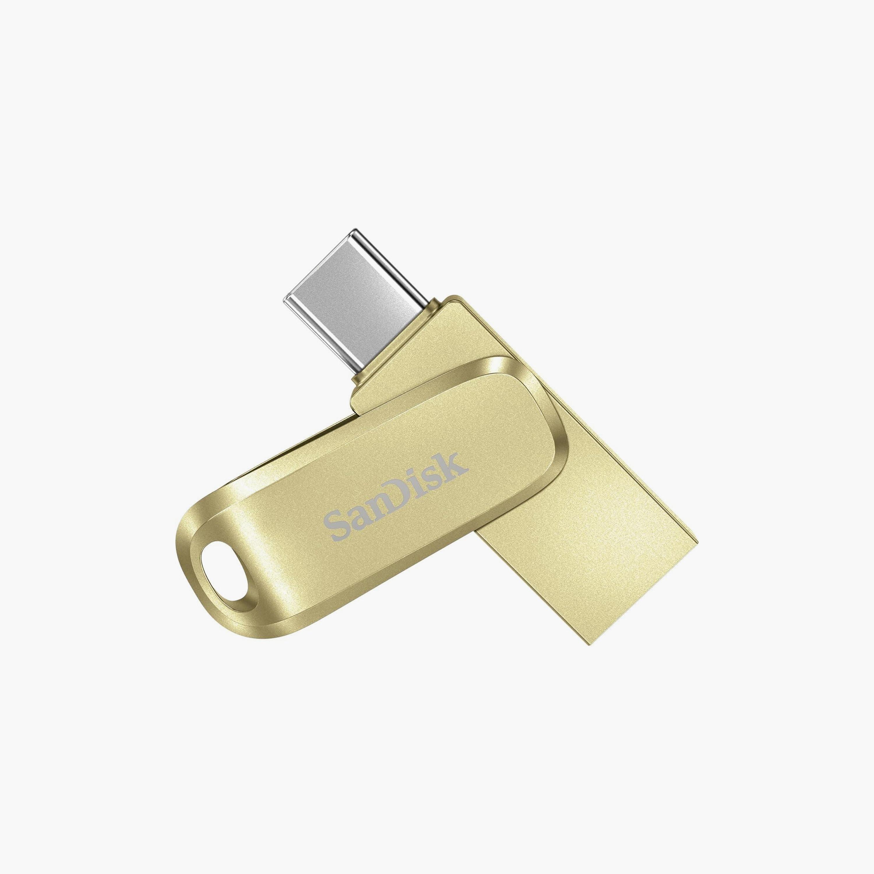 وحدة تخزين فلاش سانديسك ألترا دوال درايف لوكس USB 3.2 512 ج، لون ذهبي | SDDDC4-512G-G46GD-electronics-accessories-computeraccesories-image-1