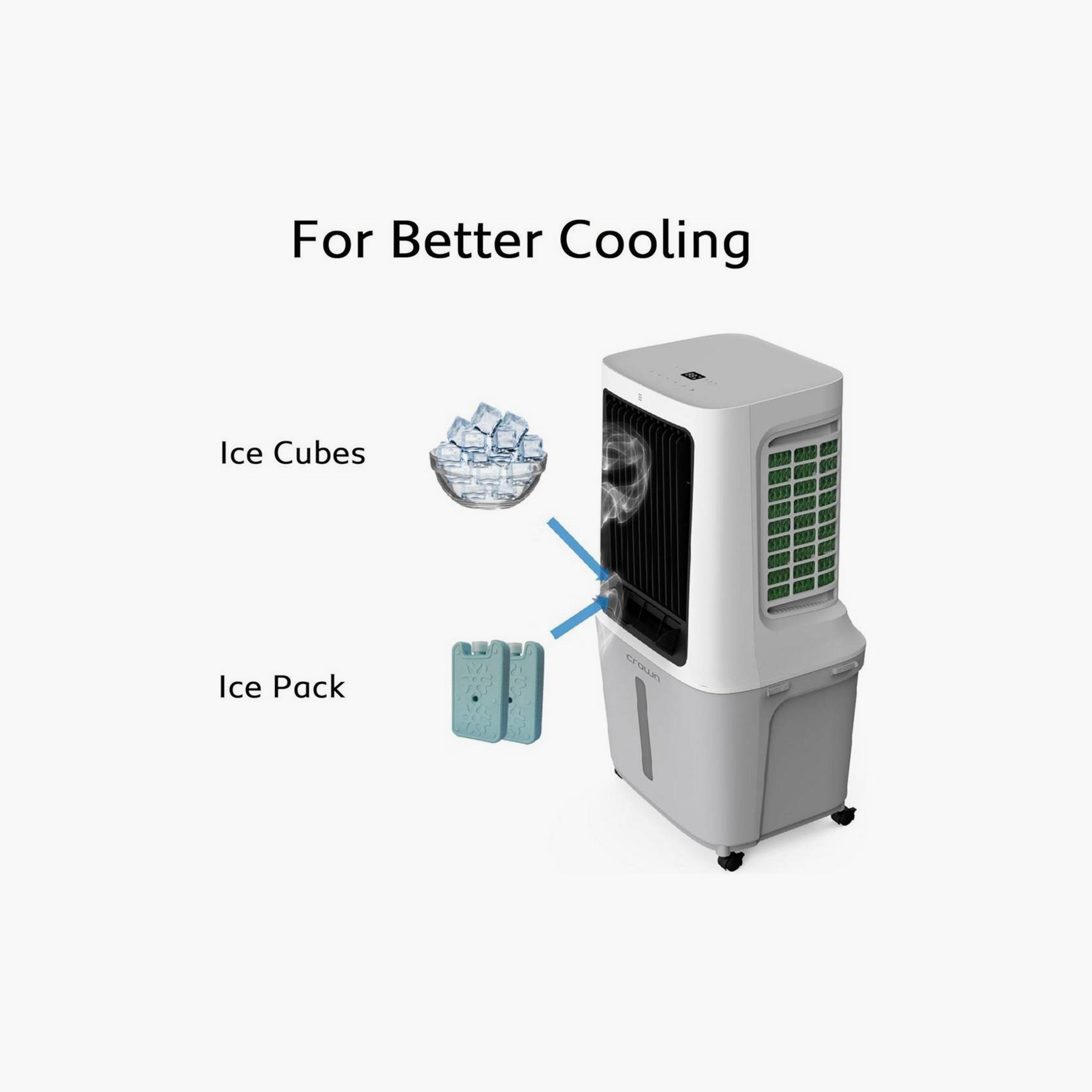 Crownline Evaporative Air Cooler | AC-400-household-appliances-homeappliances-fans-image-5