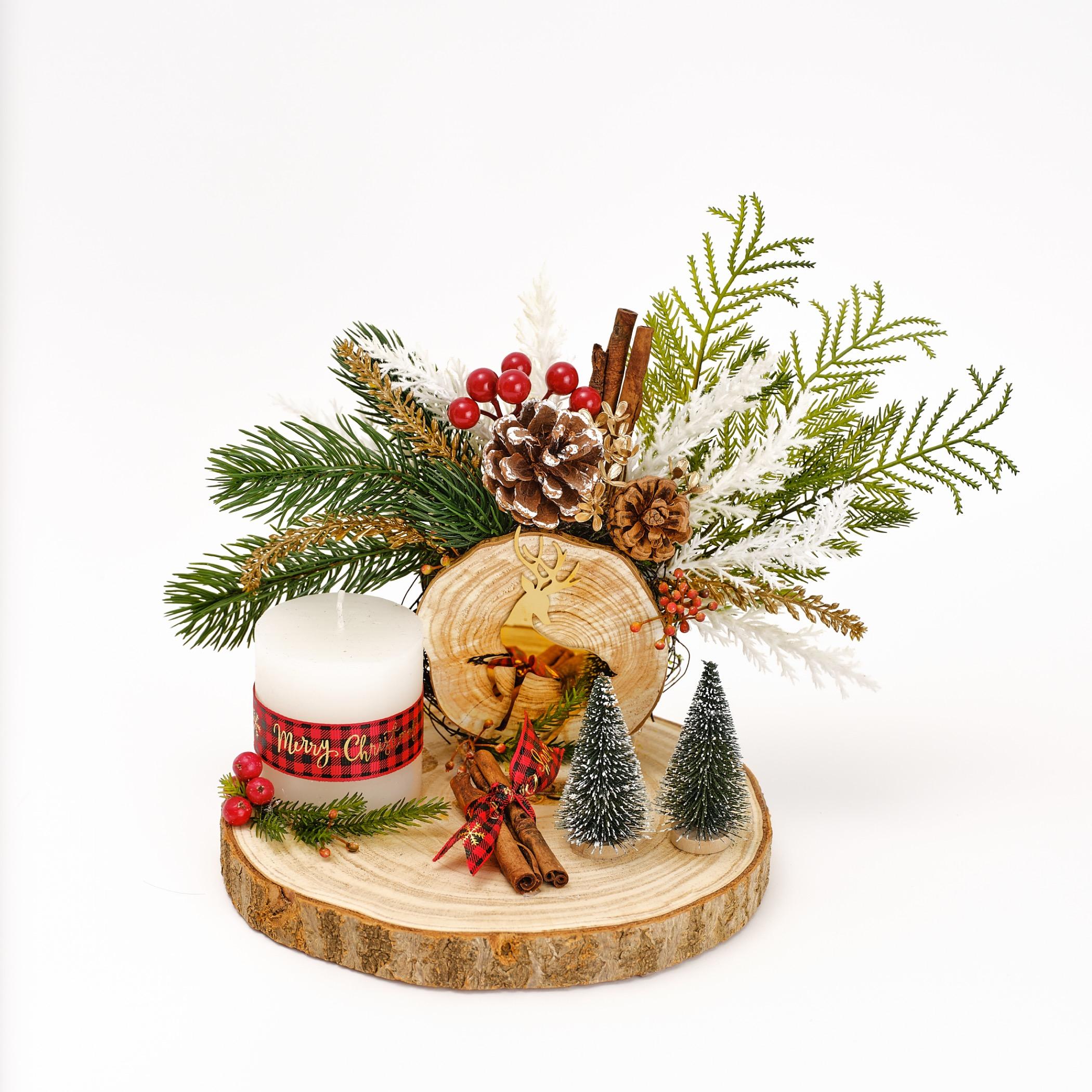 Signature Artistry Cinnamon Candle Centerpiece
