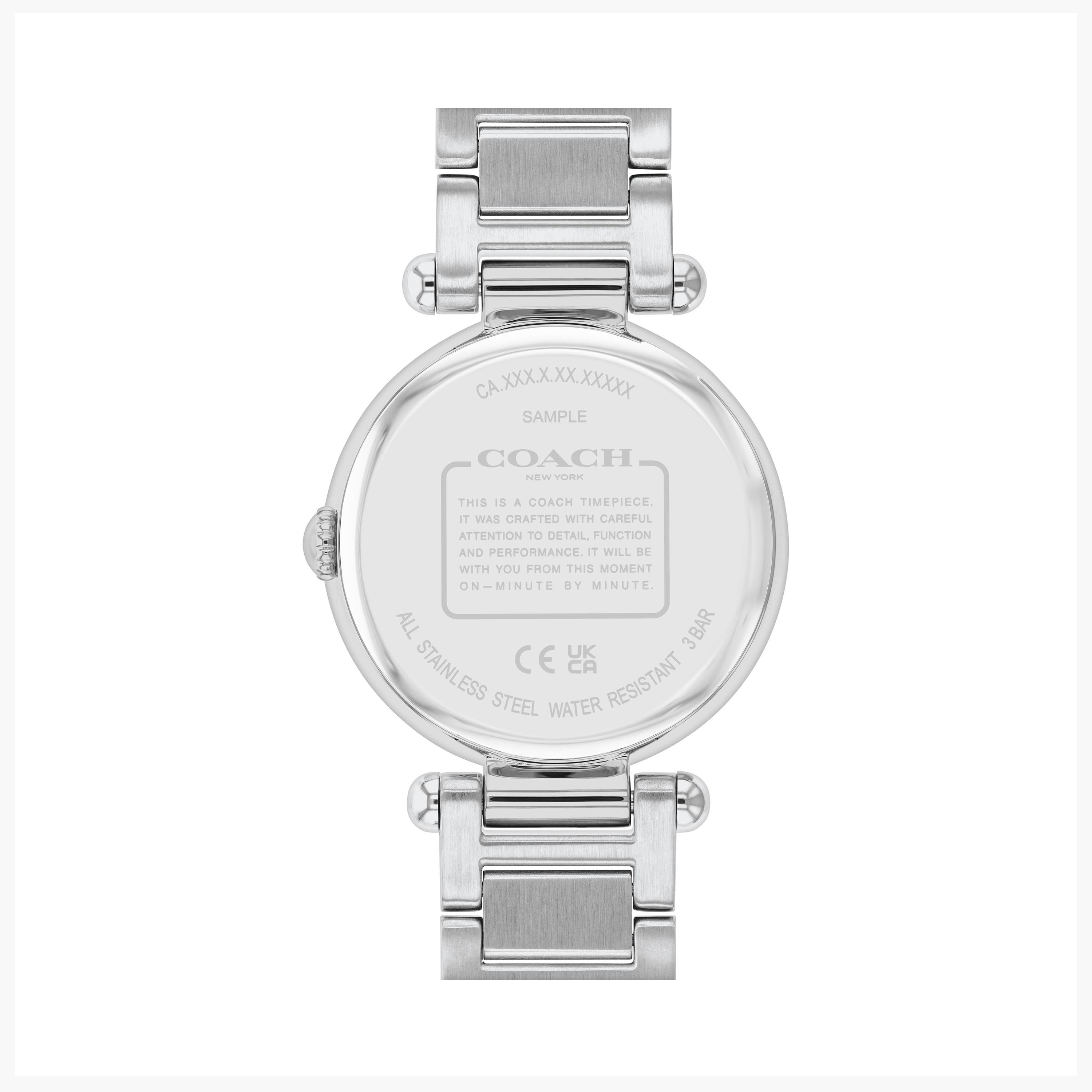 كوتش-  ساعة للنساء 34 مم بسوار ستانلس ستيل لون الفضي | 14504264-women-watchesandjewellery-watches-image-3