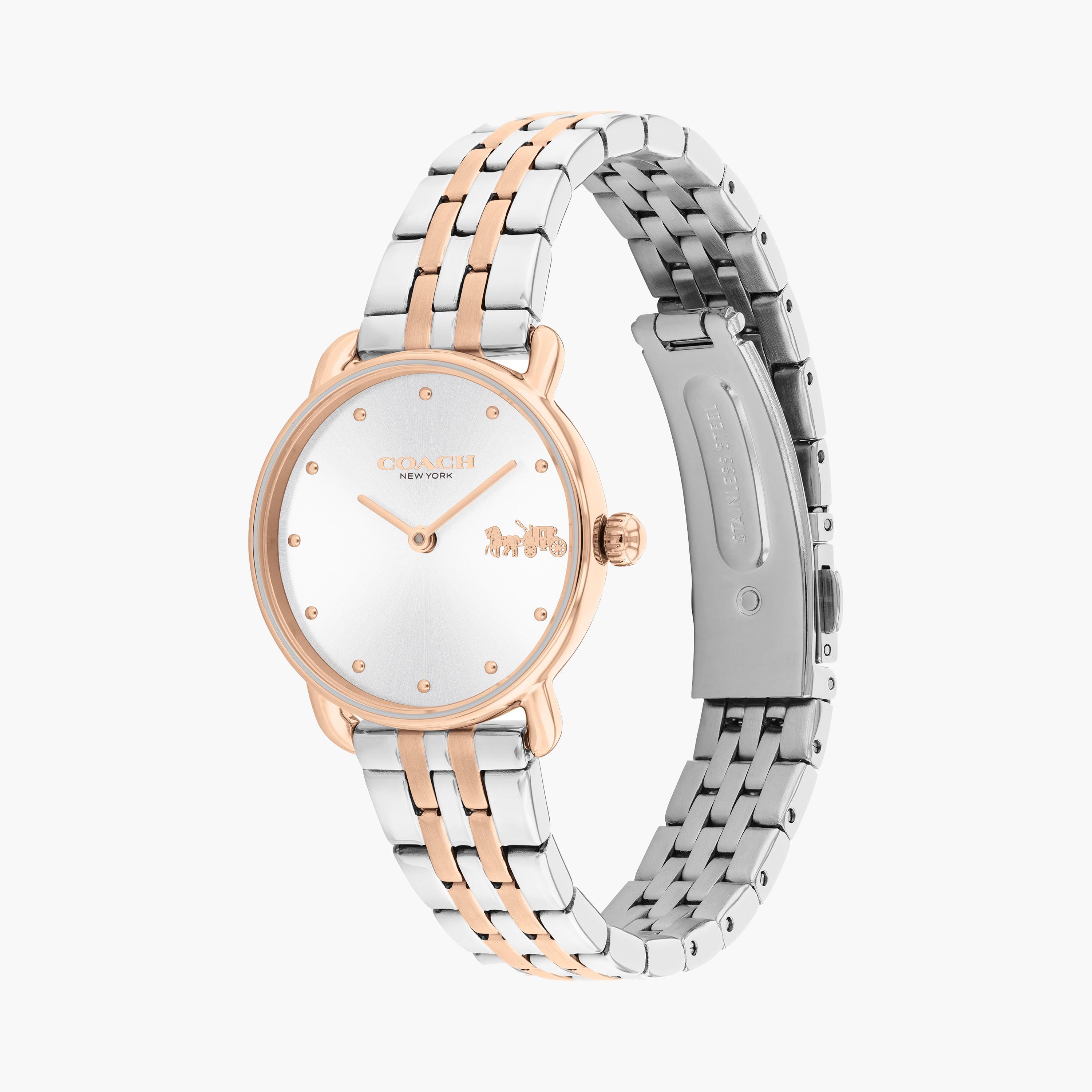 كوتش-  ساعة للنساء 28 مم بسوار ستانلس ستيل لون الفضي والذهبي | 14504304-women-watchesandjewellery-watches-image-2