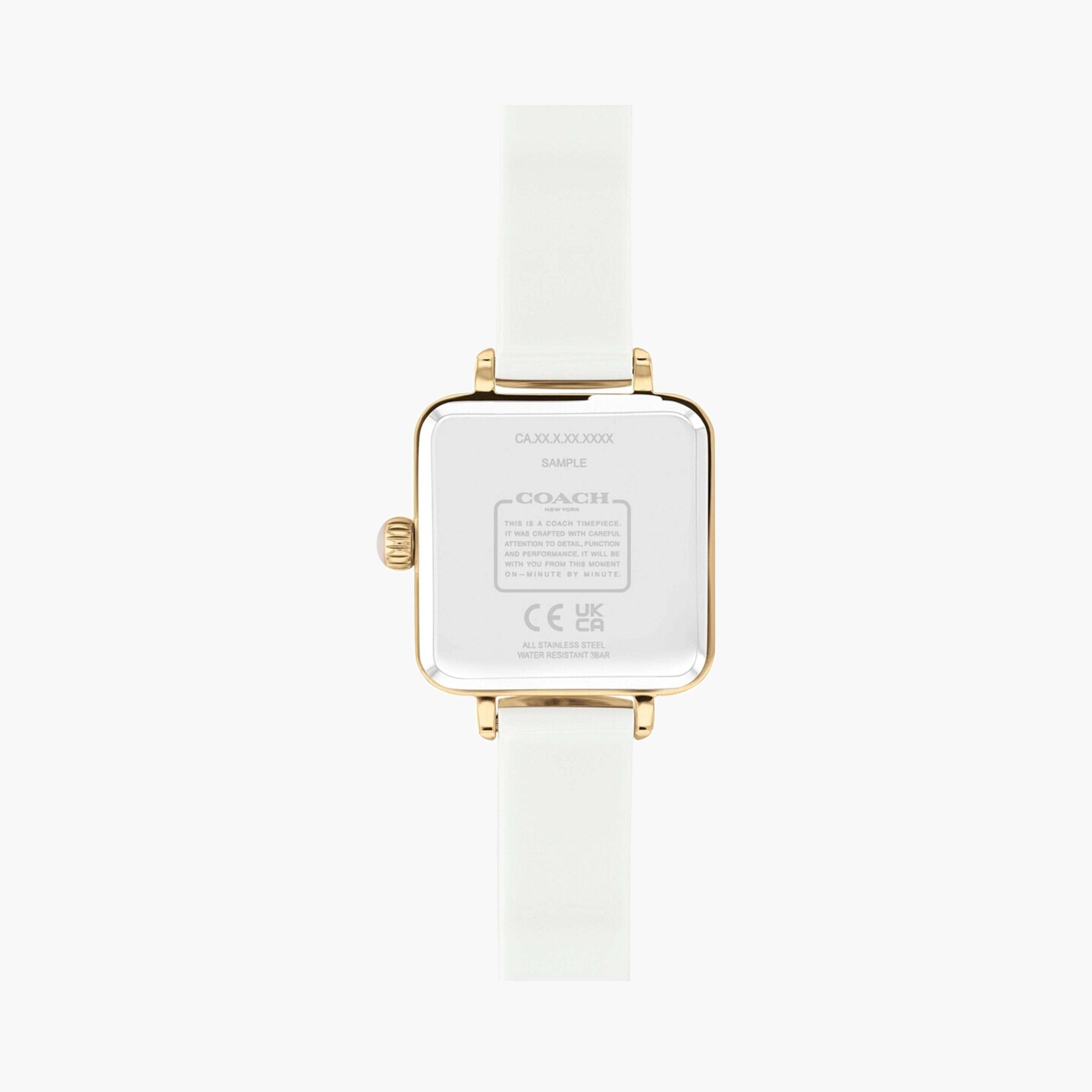 كوتش-  ساعة للنساء بسوار بلاستيكي تناظري ذهبي 22 مم | 14504308-women-watchesandjewellery-watches-image-3