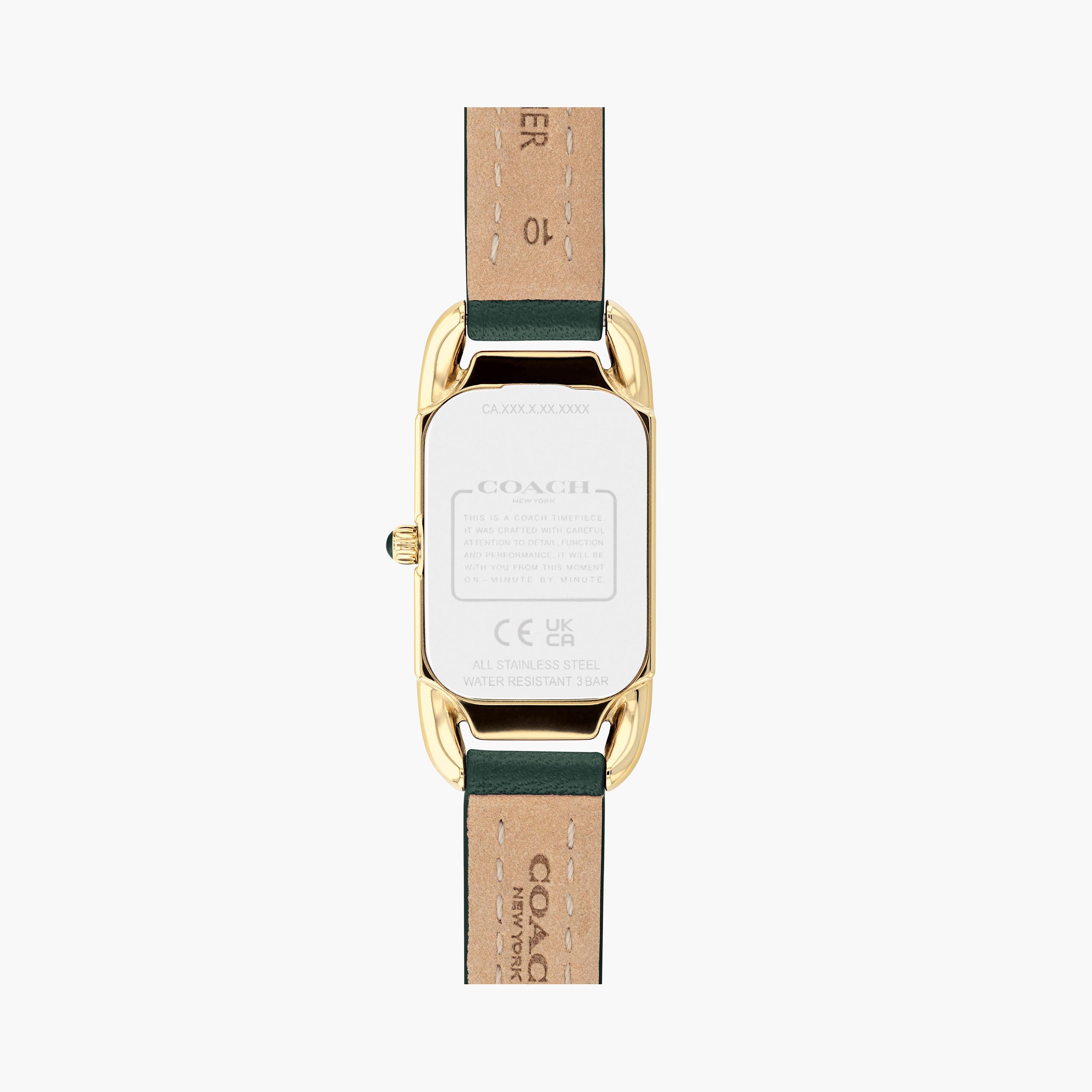 كوتش-  ساعة للنساء بسوار جلدي تناظري أخضر 18 مم | 14504350-women-watchesandjewellery-watches-image-3