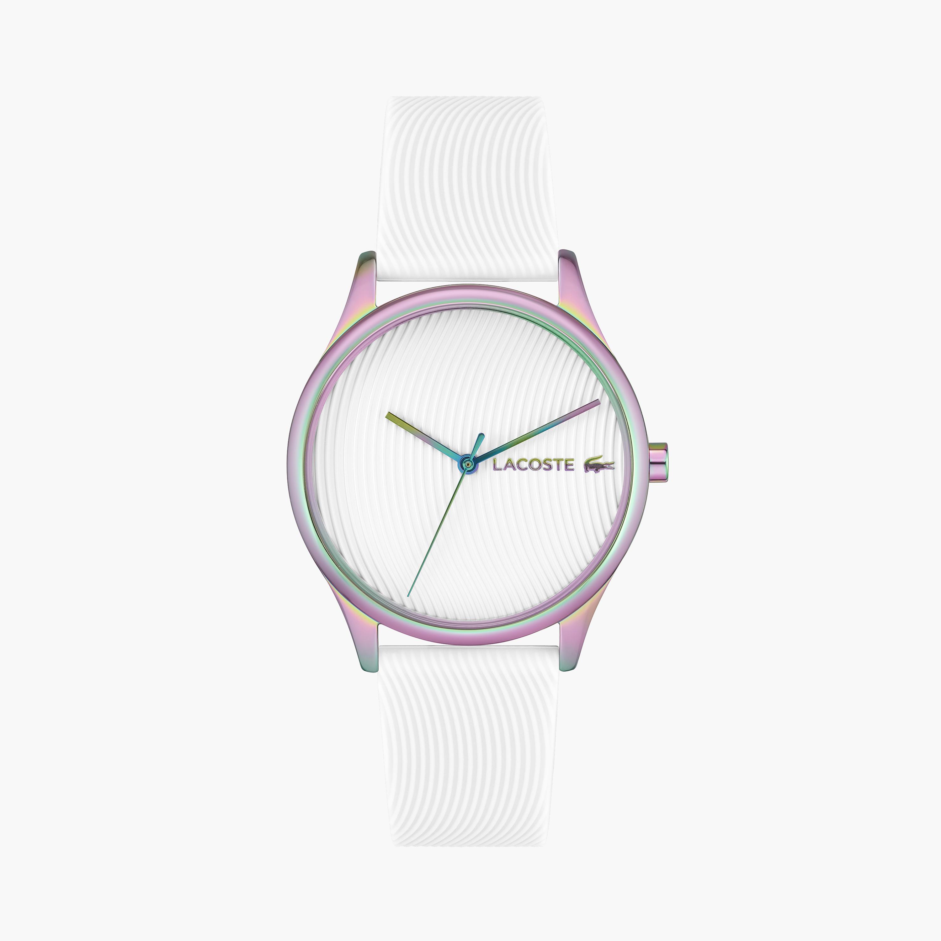 لاكوست-  ساعة للنساء 36 مم تناظرية بسوار سيليكون أبيض | 2001353-women-watchesandjewellery-watches-image-1