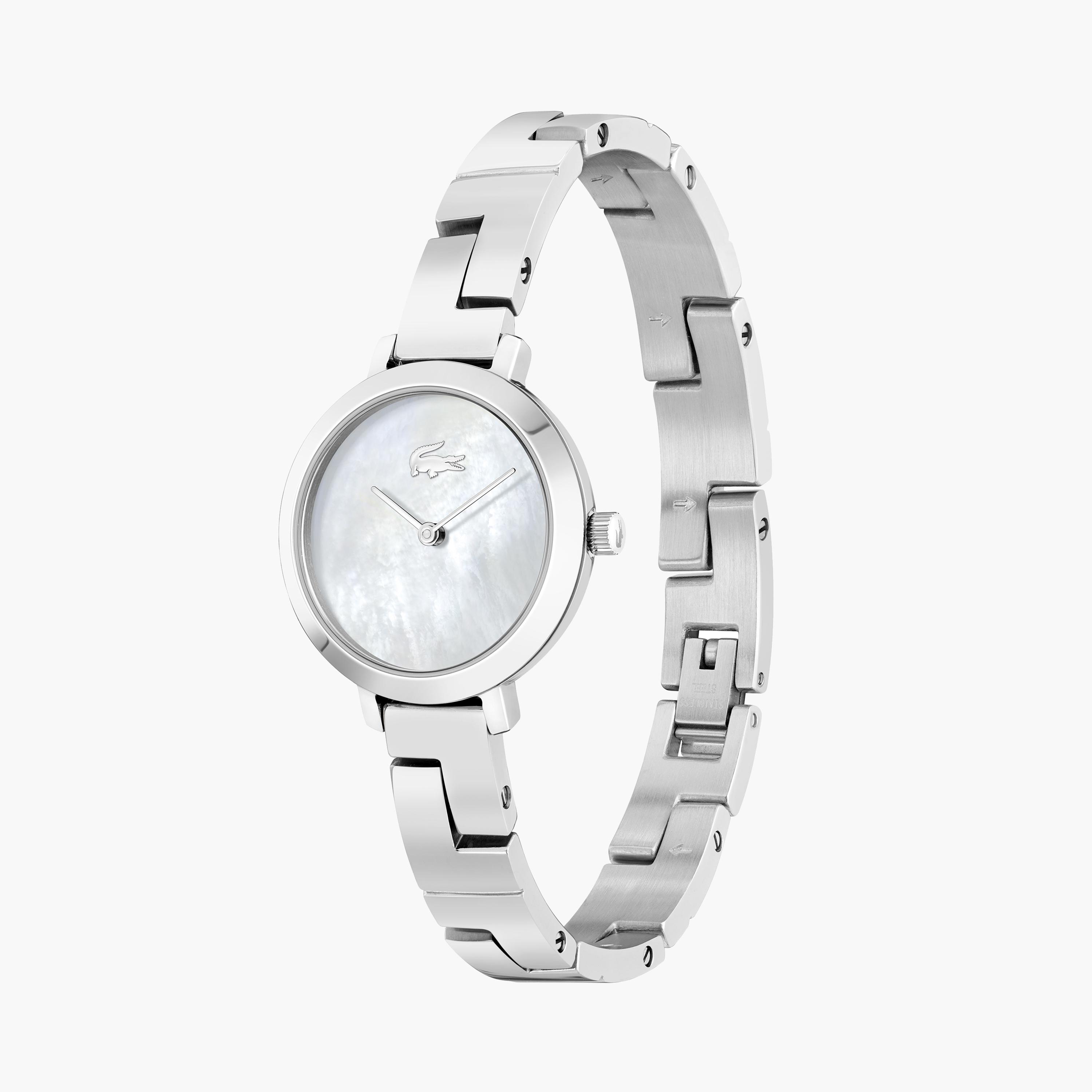 لاكوست-  ساعة للنساء بسوار ستانلس ستيل 28 مم لون الفضي | 2001376-women-watchesandjewellery-watches-image-2