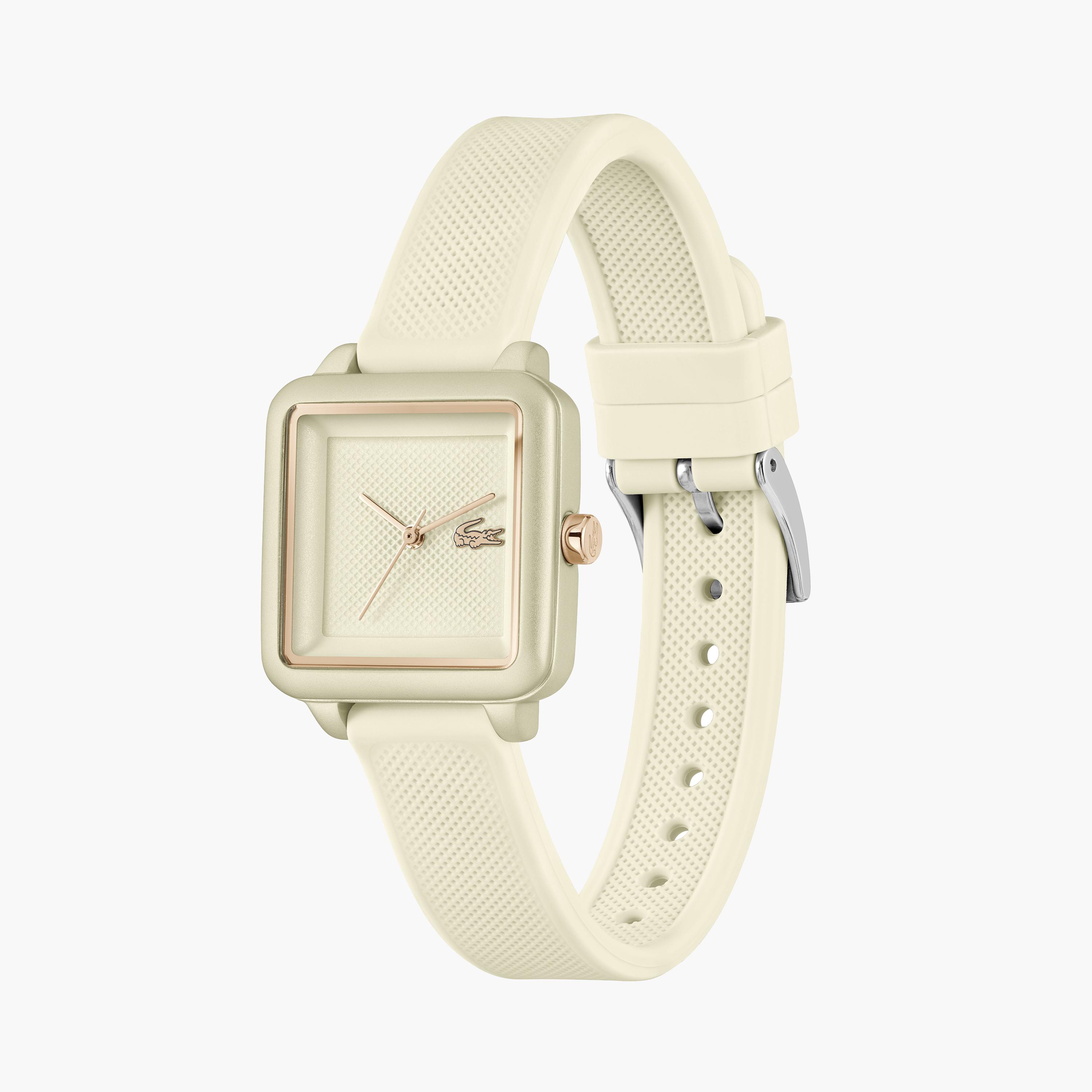 لاكوست-  ساعة للنساء بسوار من السيليكون 26 مم لون الأبيض | 2001385-women-watchesandjewellery-watches-image-2