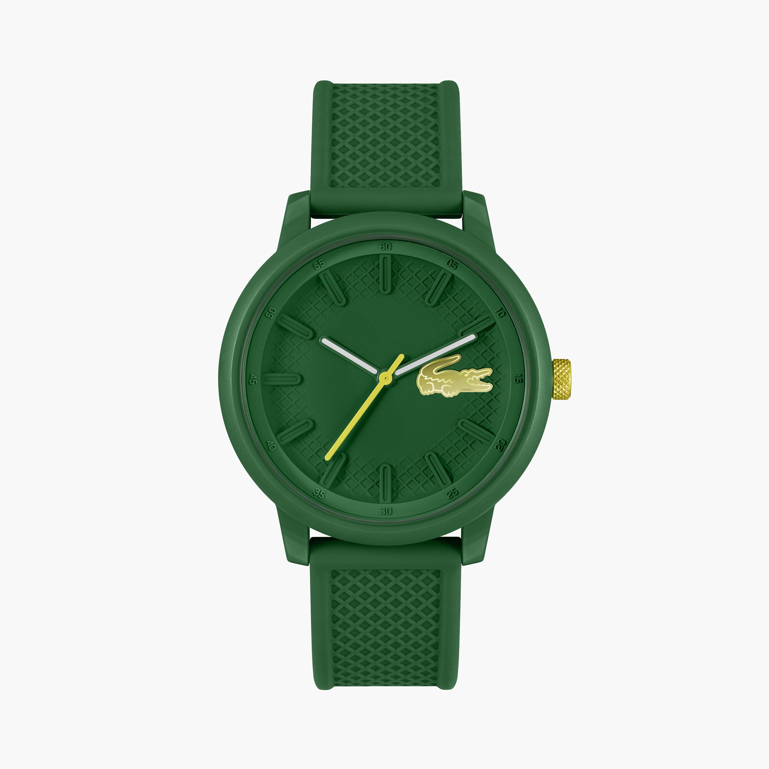 Lacoste green silicone watch deals