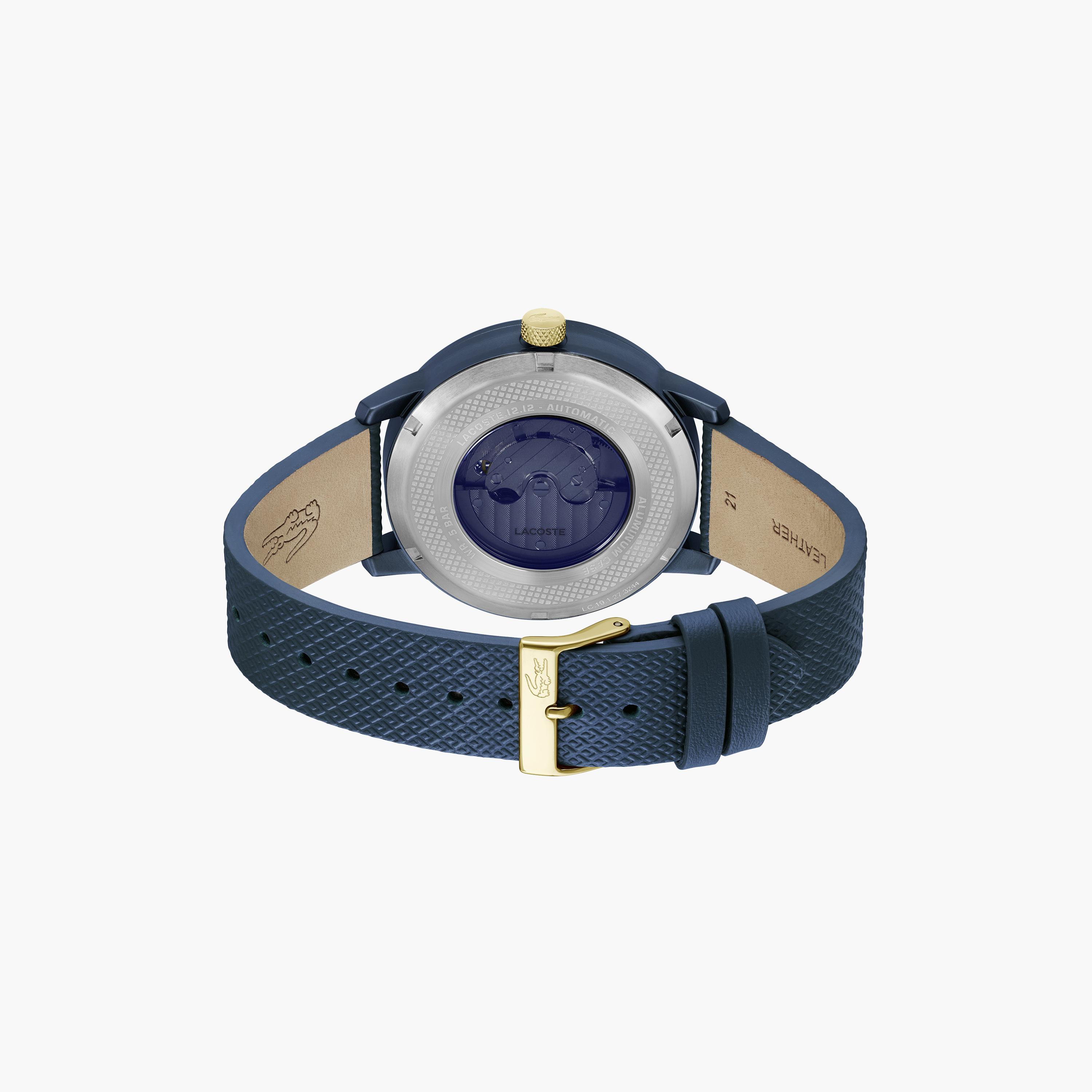 لاكوست-  ساعة كرونوغراف زرقاء للرجال بقطر 44 مم وسوار من الجلد | 2011385-men-watchesandjewellery-watches-image-3