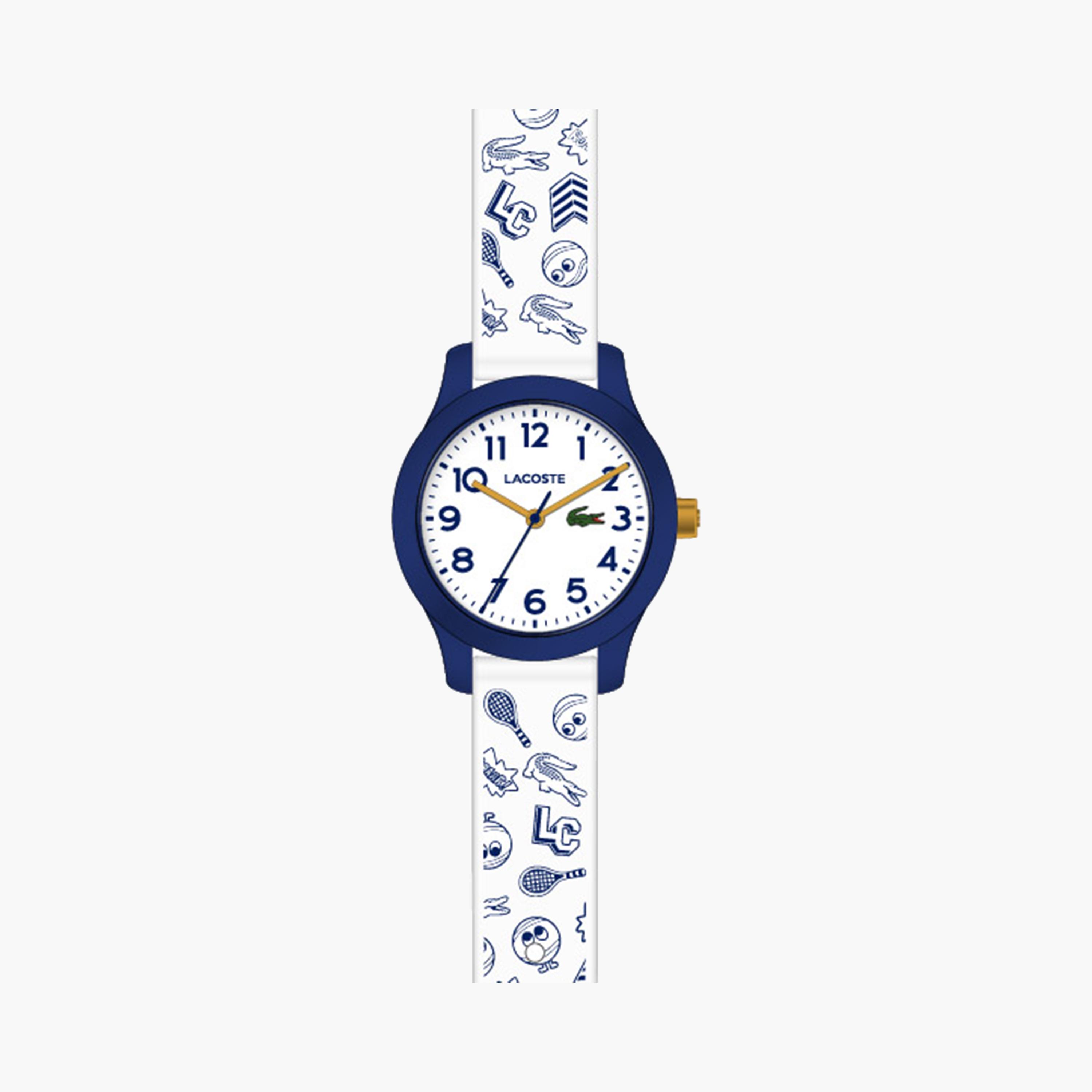 Lacoste Kids's 32MM White Analog Silicone Strap Watch | 2030011-girls-accessories-watches-image-1