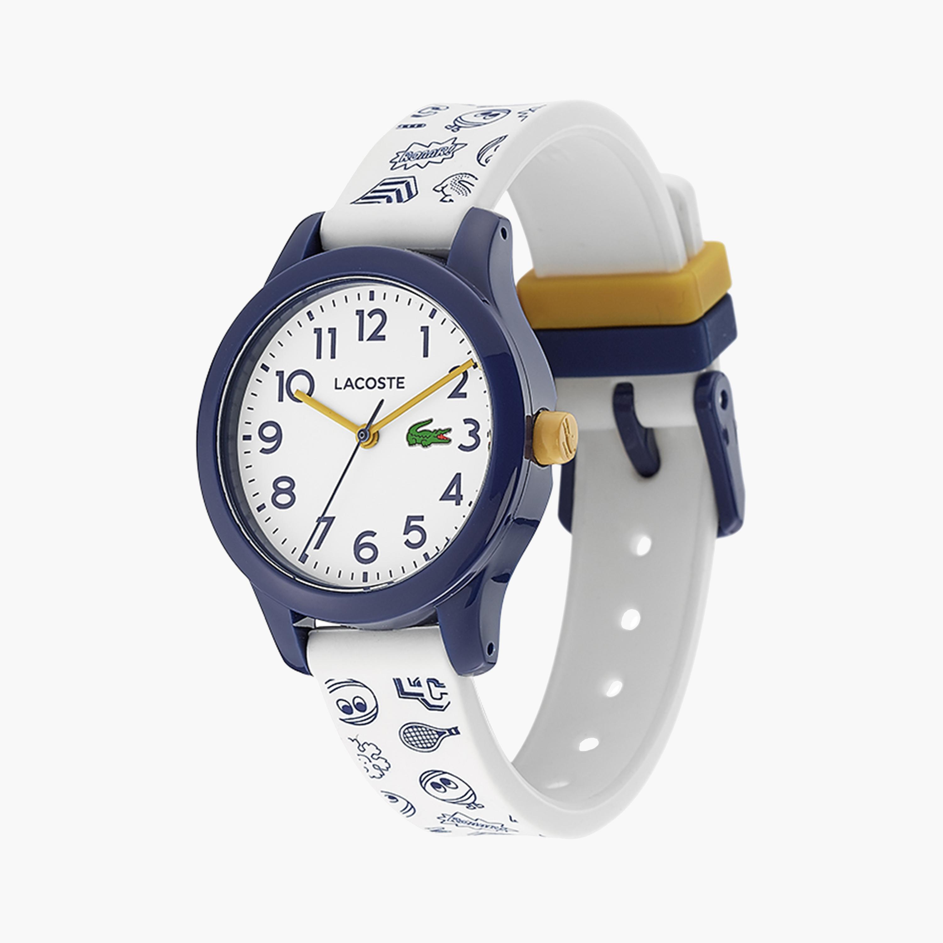Lacoste Kids's 32MM White Analog Silicone Strap Watch | 2030011-girls-accessories-watches-image-2