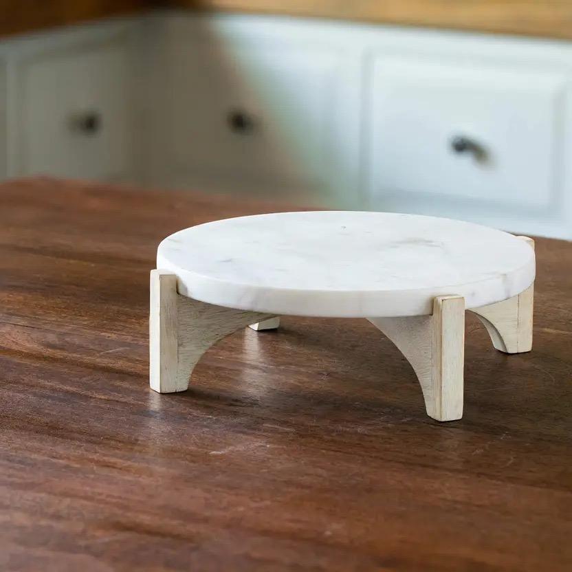 Elementary Marble Cake Stand - 25 cm
