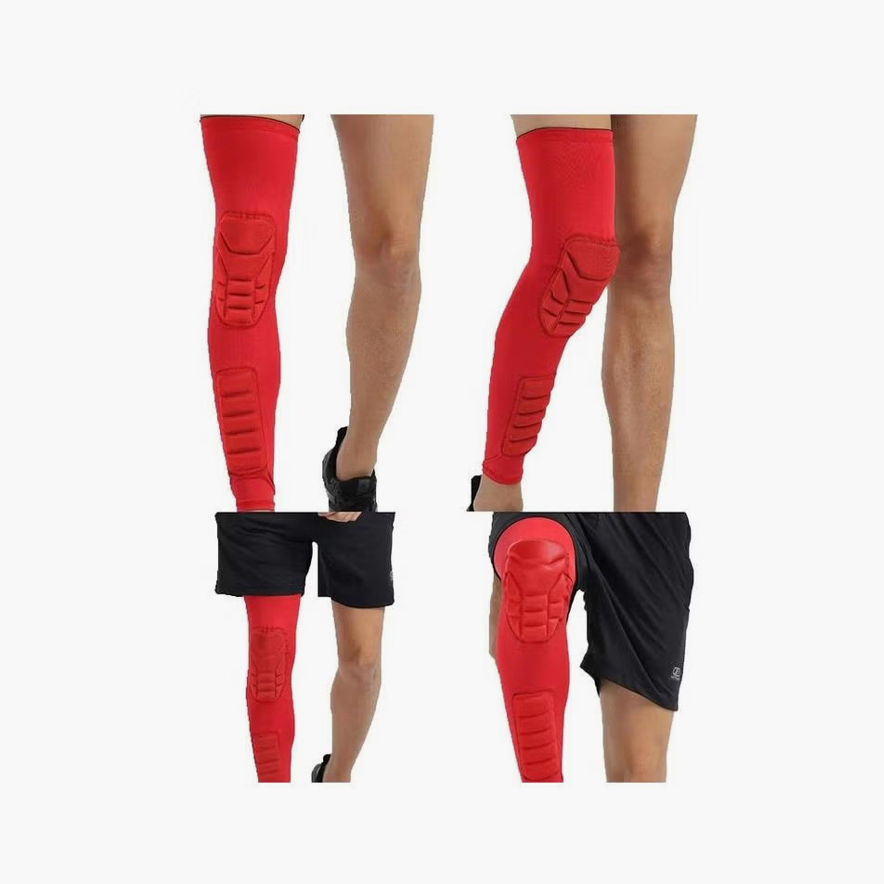 2-Piece Knee Protector Pad Long Leg Sleeve Brace Medium | N51203979A-sports-gear-gym-image-3