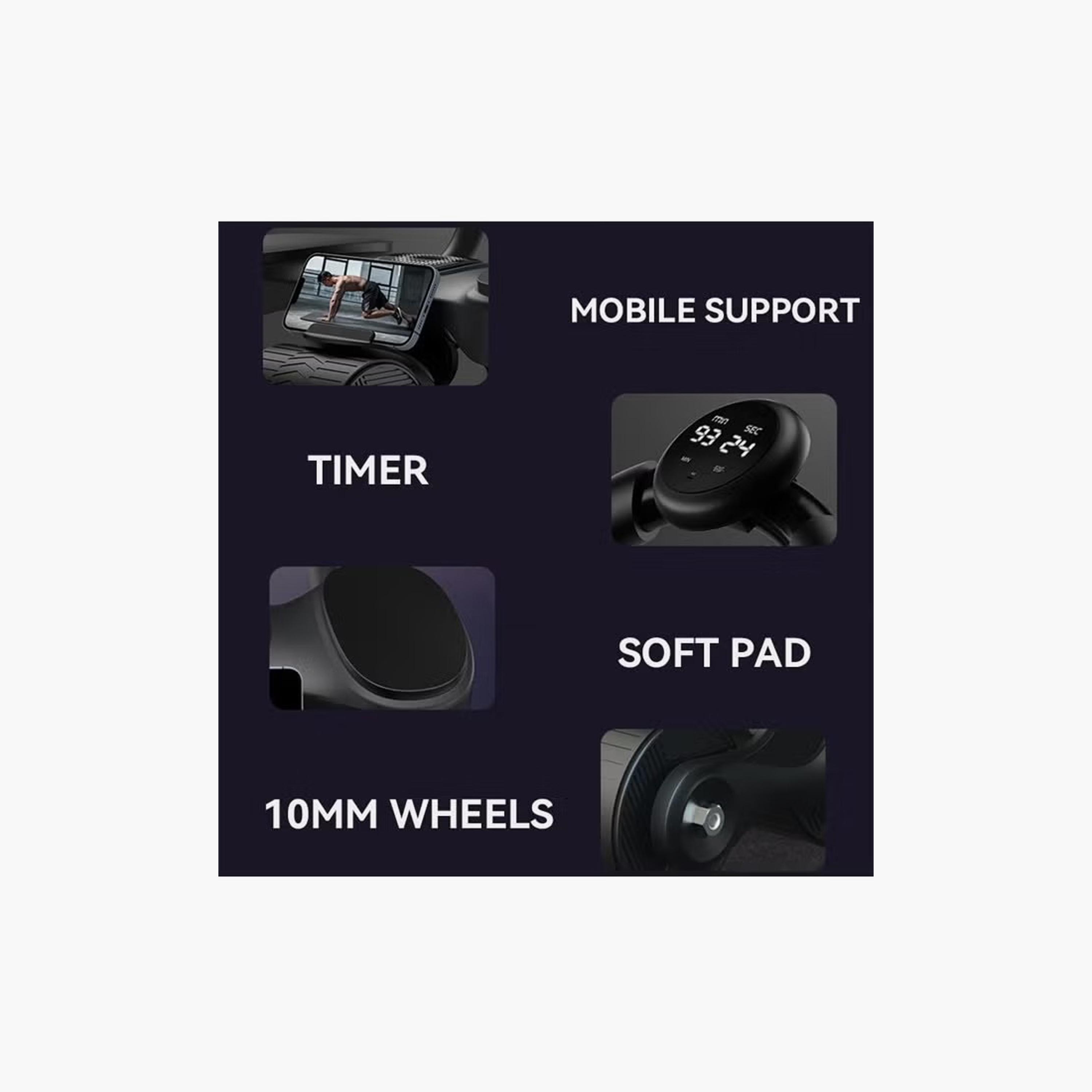 Abdominal Roller Elbow Support Timing Screen Phone Holder | ZF06A5D7DC58EBB04C14FZ-1-sports-gear-gym-image-2