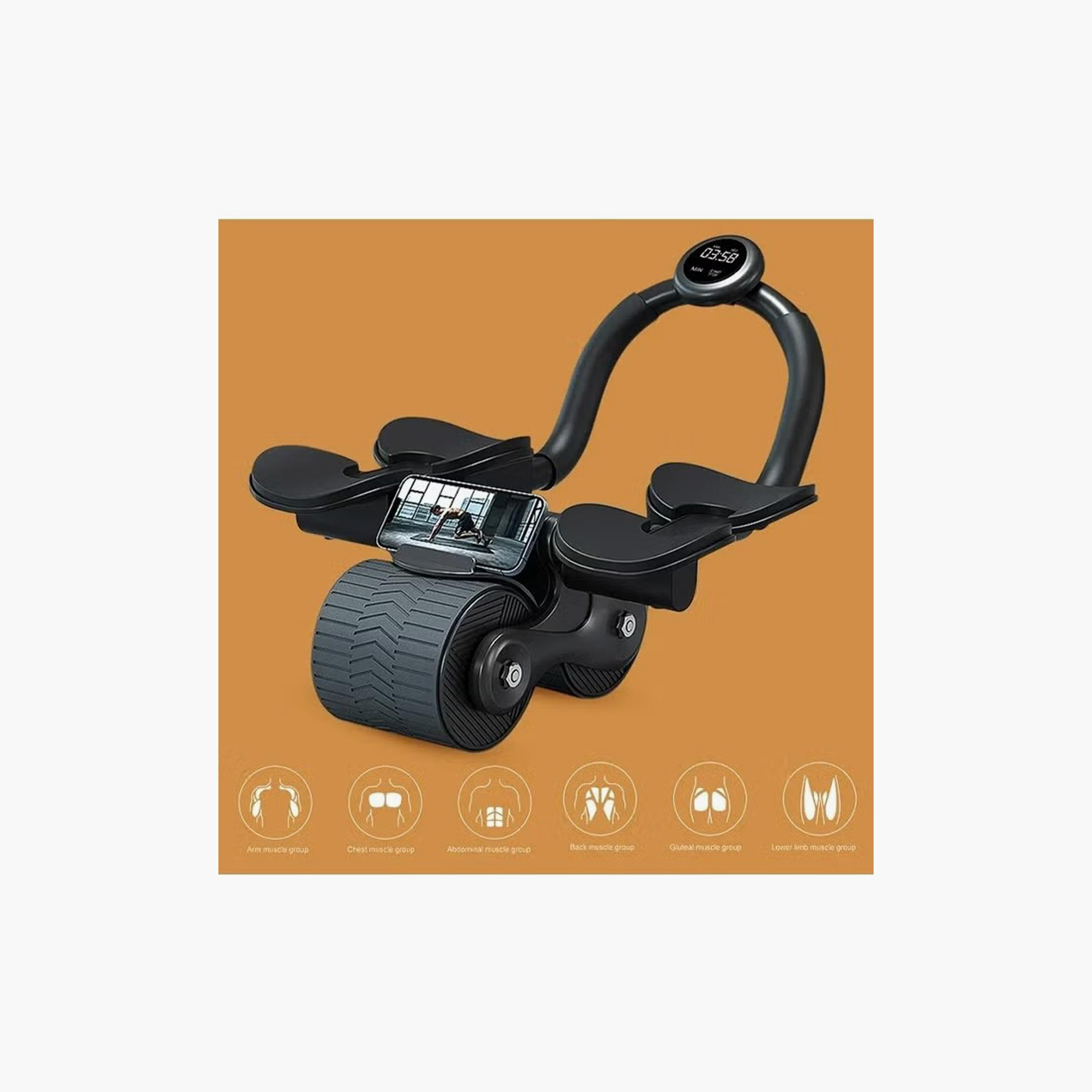 Abdominal Roller Elbow Support Timing Screen Phone Holder | ZF06A5D7DC58EBB04C14FZ-1-sports-gear-gym-image-3