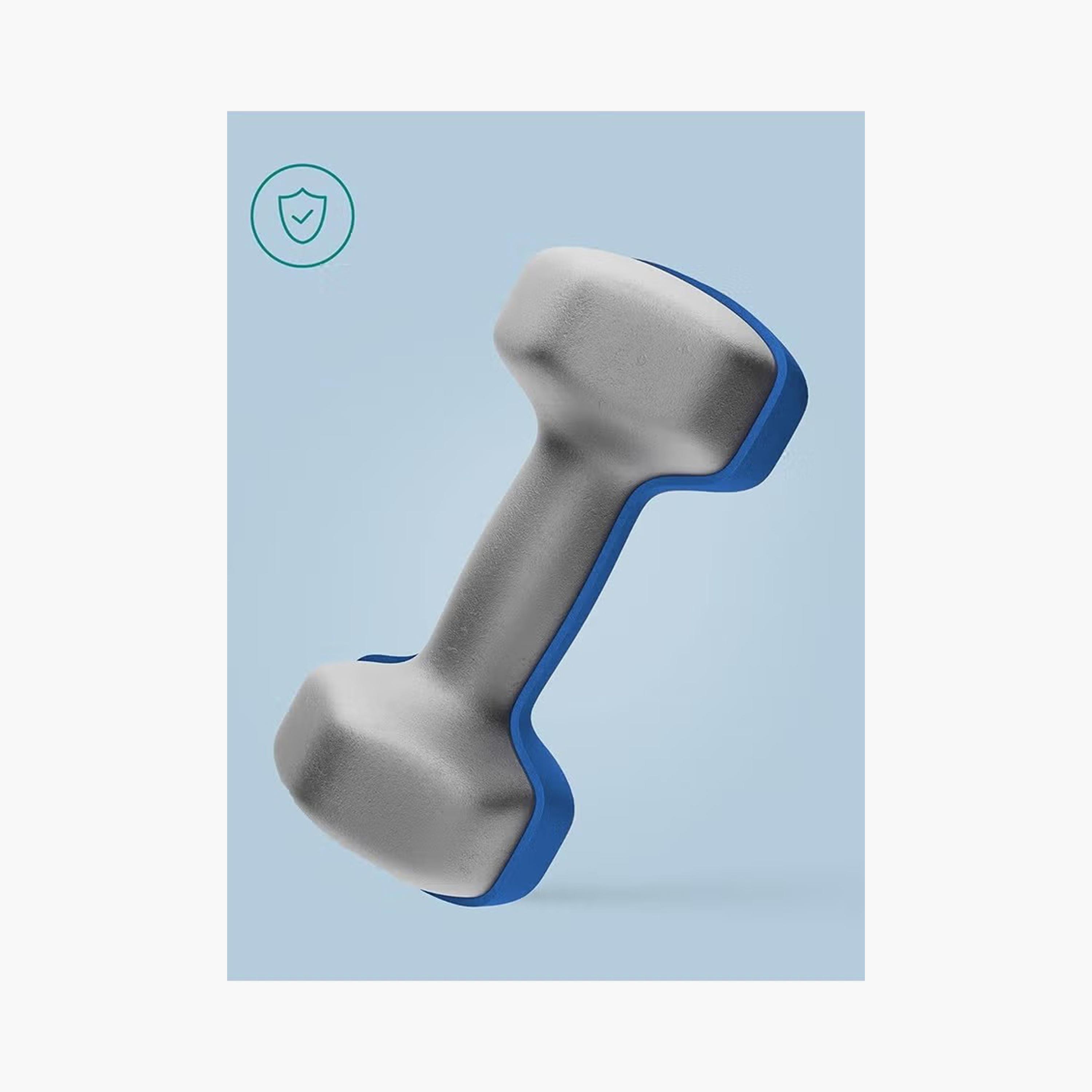 دمبل رفع أثقال مصنوع من الفينيل 4 كجم مكون من قطعتين | ZBDC6EEC659BD358254F4Z-1-sports-gear-gym-image-3