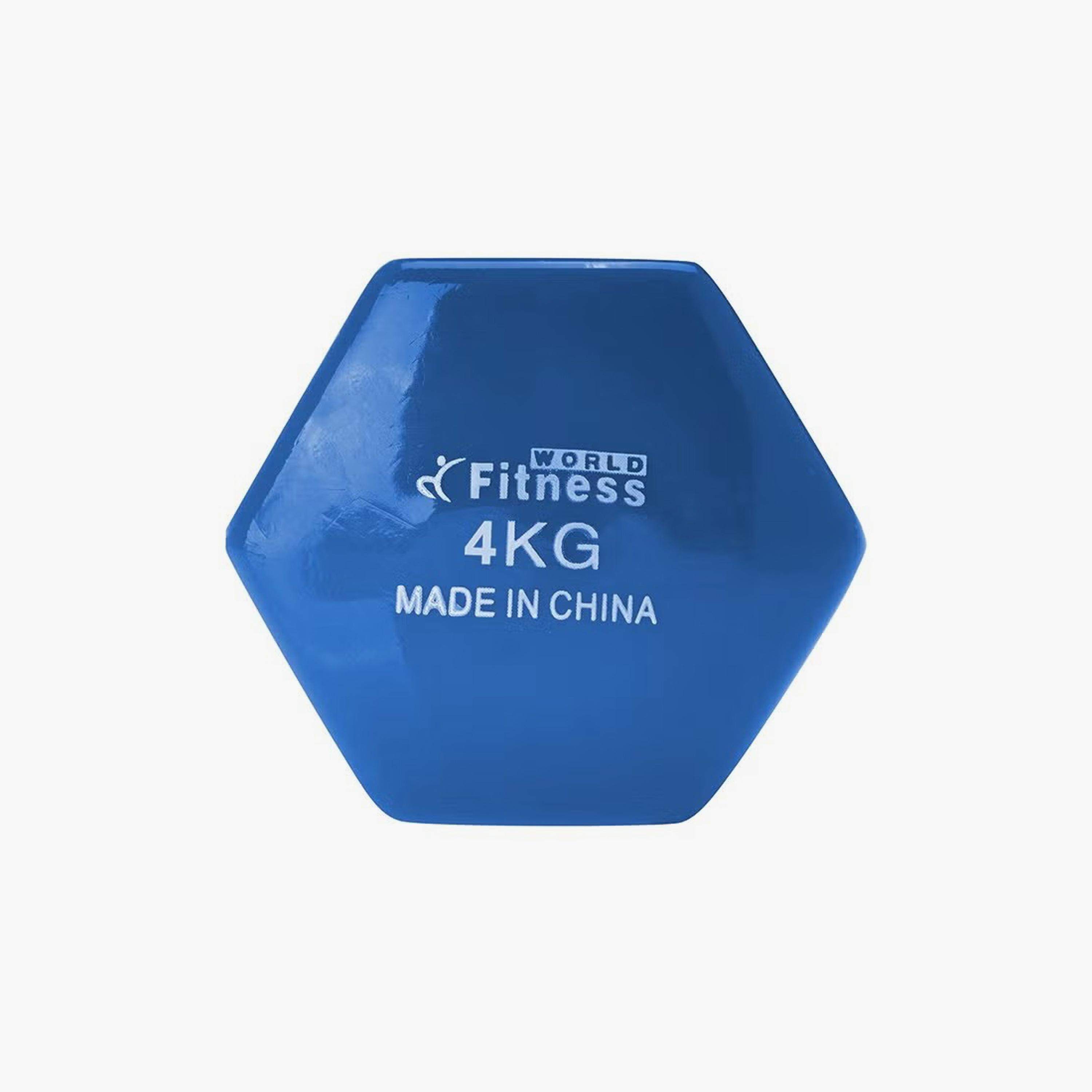 دمبل رفع أثقال مصنوع من الفينيل 4 كجم مكون من قطعتين | ZBDC6EEC659BD358254F4Z-1-sports-gear-gym-image-6
