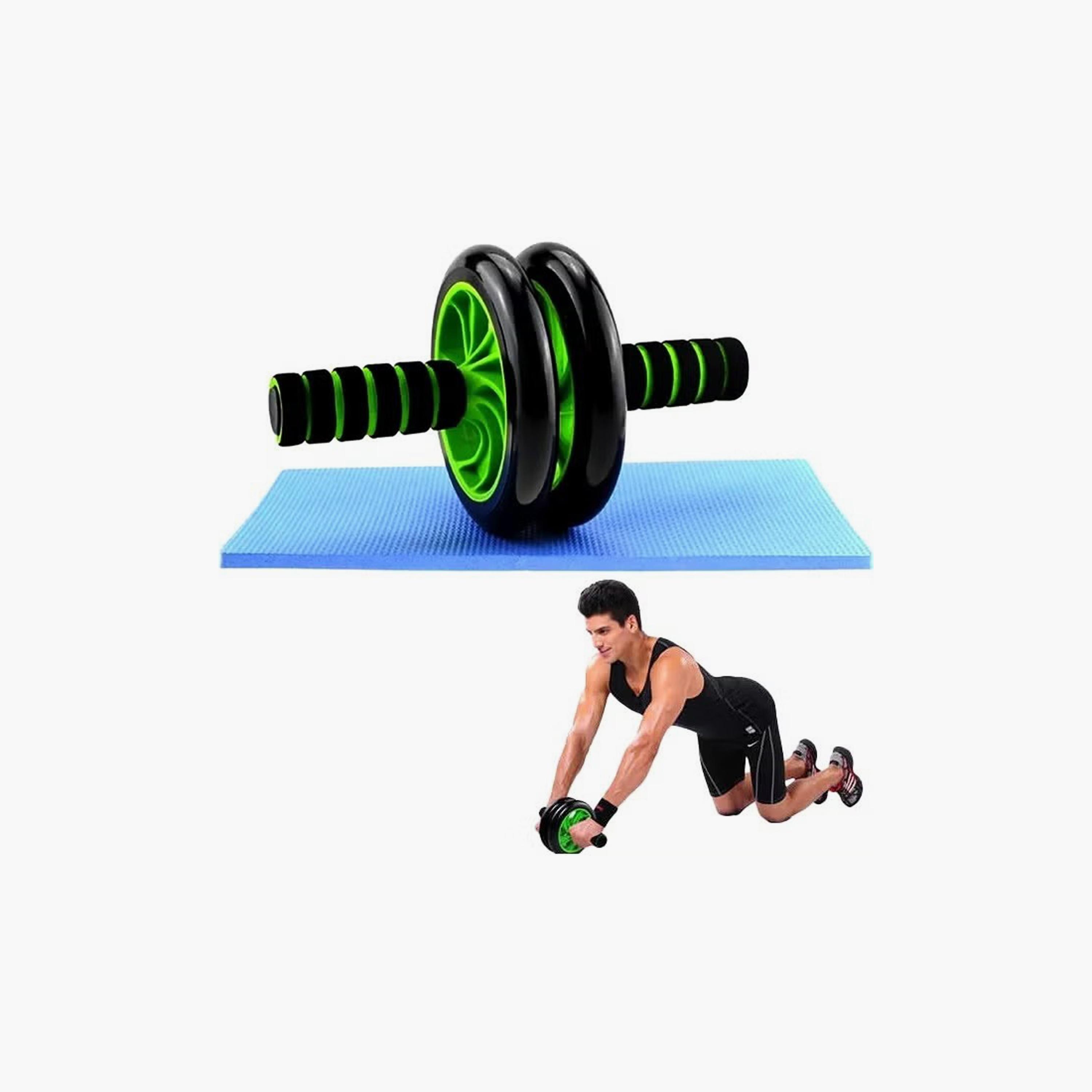 Abdominal Exercise Wheel with Mat | Z108BBBF6DB95DC749150Z-1-sports-gear-gym-image-4