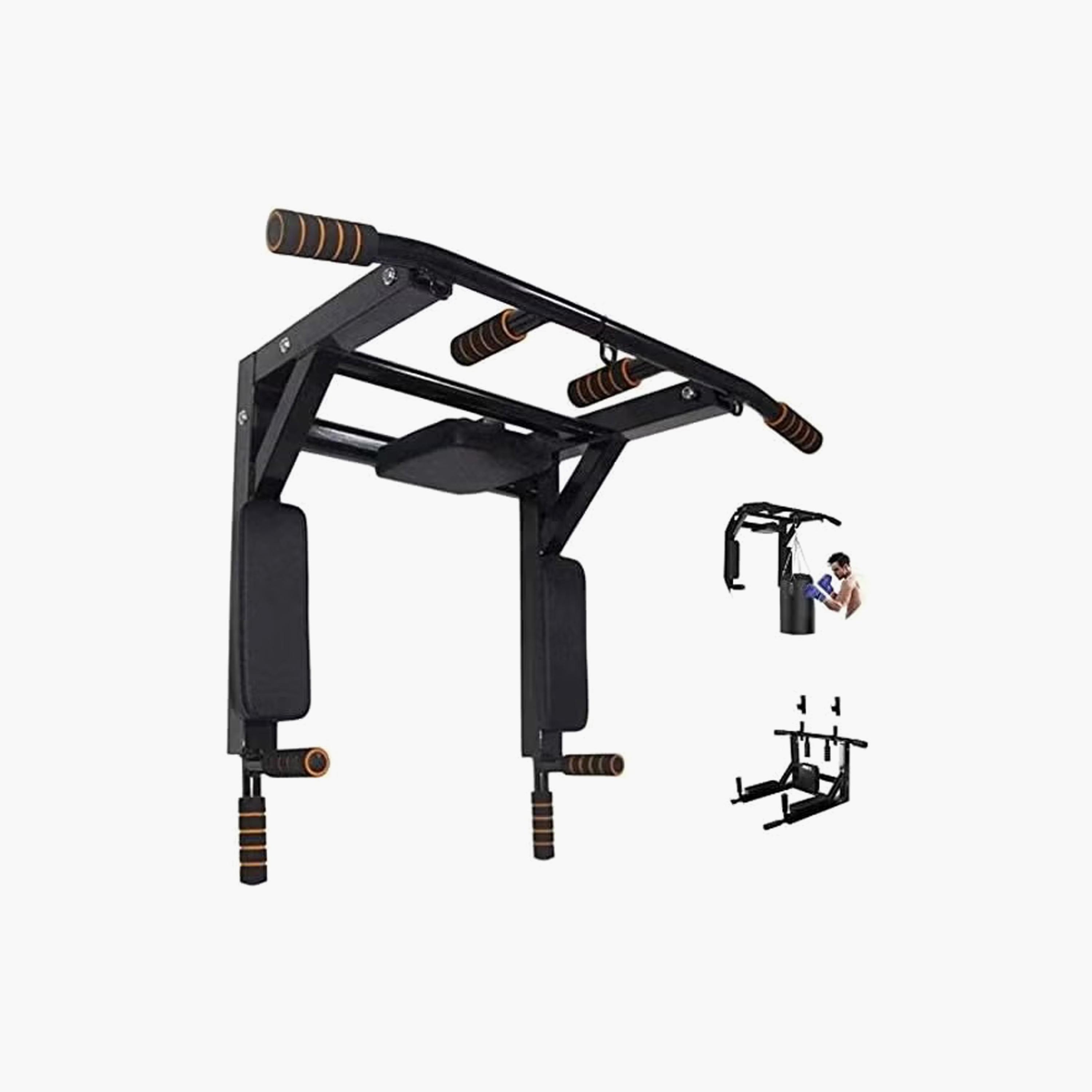 Multifunctional Wall Mounted Bar and Hanger | Z0B40DC44524FBE649EF3Z-1-sports-gear-gym-image-1